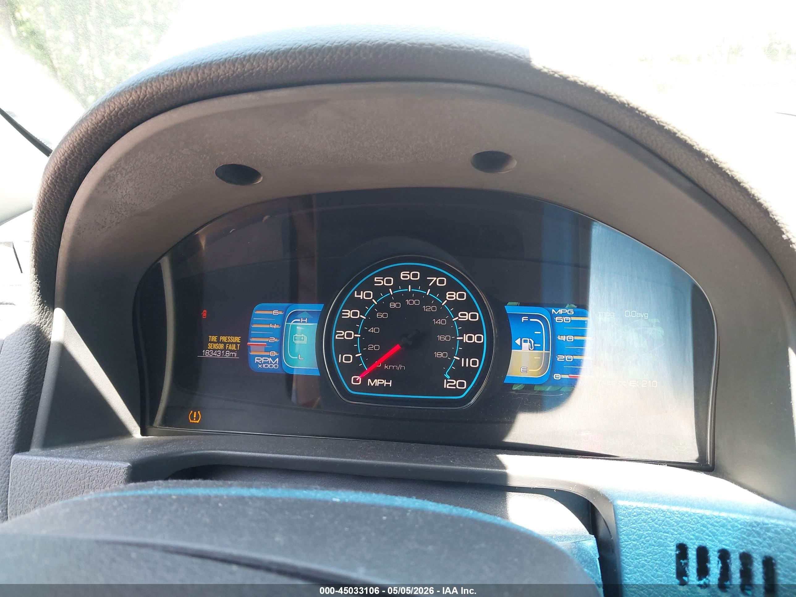 2010 Ford Fusion Hybrid   Light Blue vin: 3FADP0L33AR365525