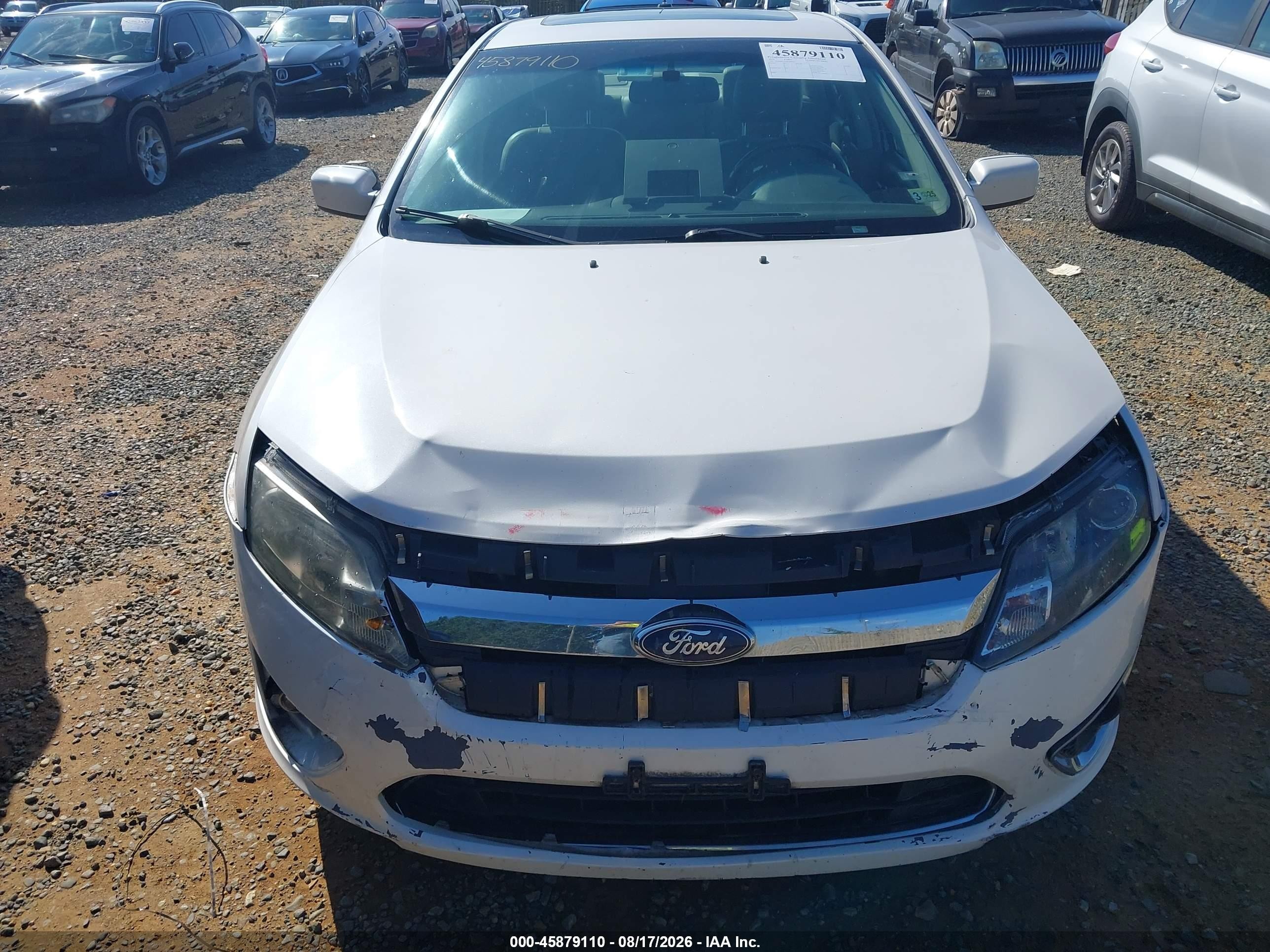 2010 Ford Fusion Hybrid Белый vin: 3FADP0L33AR380929