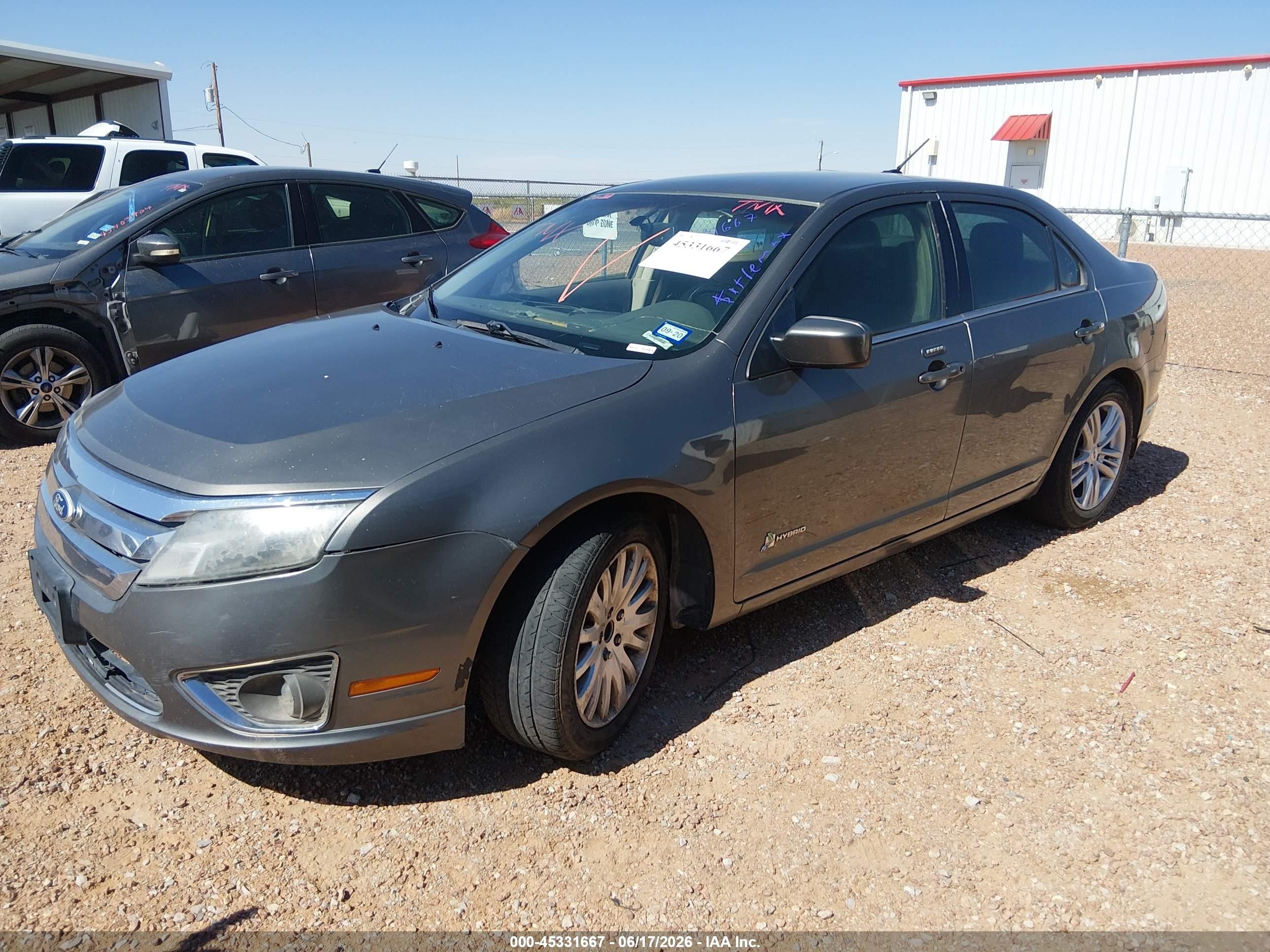 2011 Ford Fusion Hybrid   Gray vin: 3FADP0L33BR141592