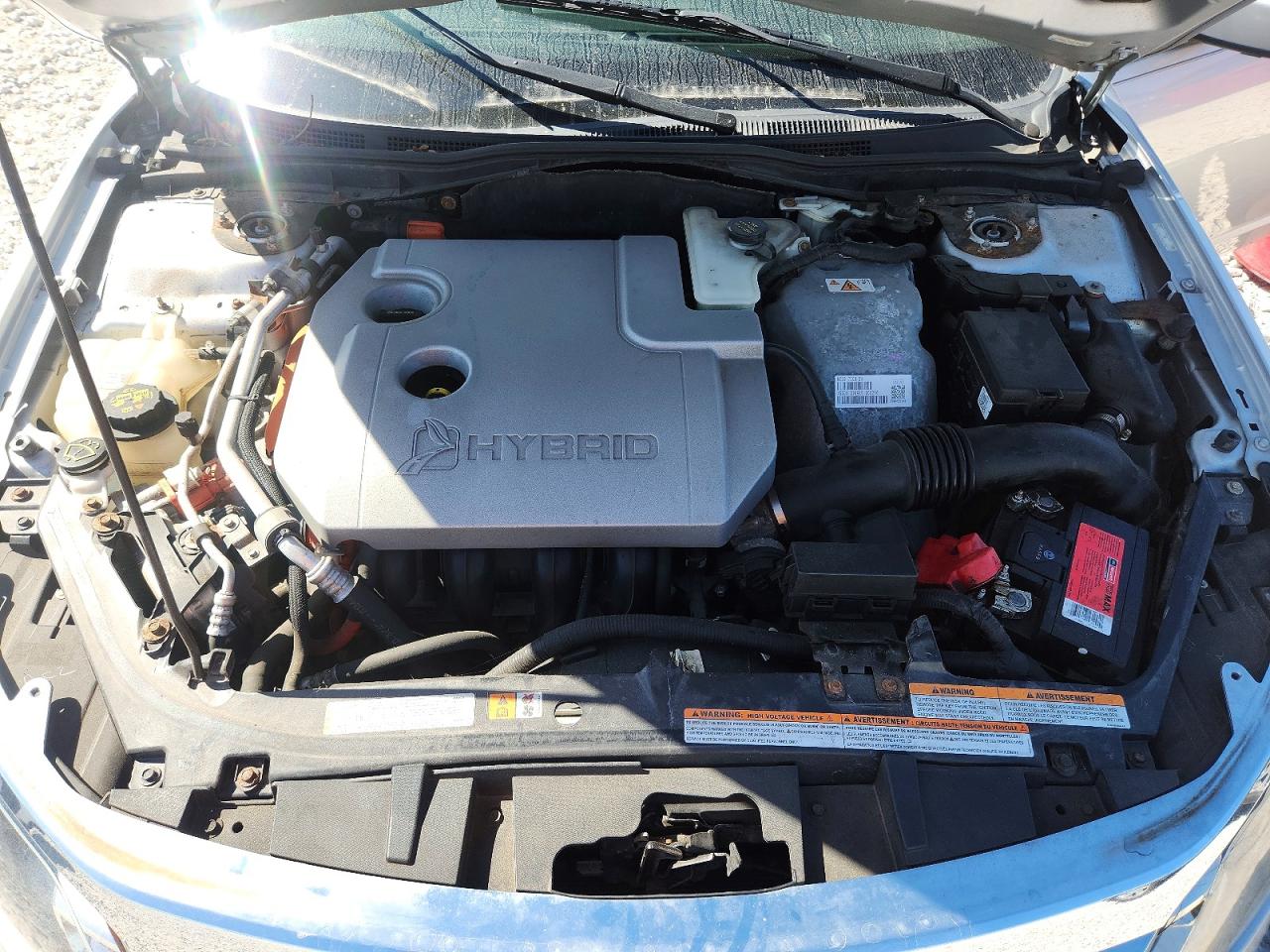 2011 Ford Fusion Hybrid Silver vin: 3FADP0L33BR154259