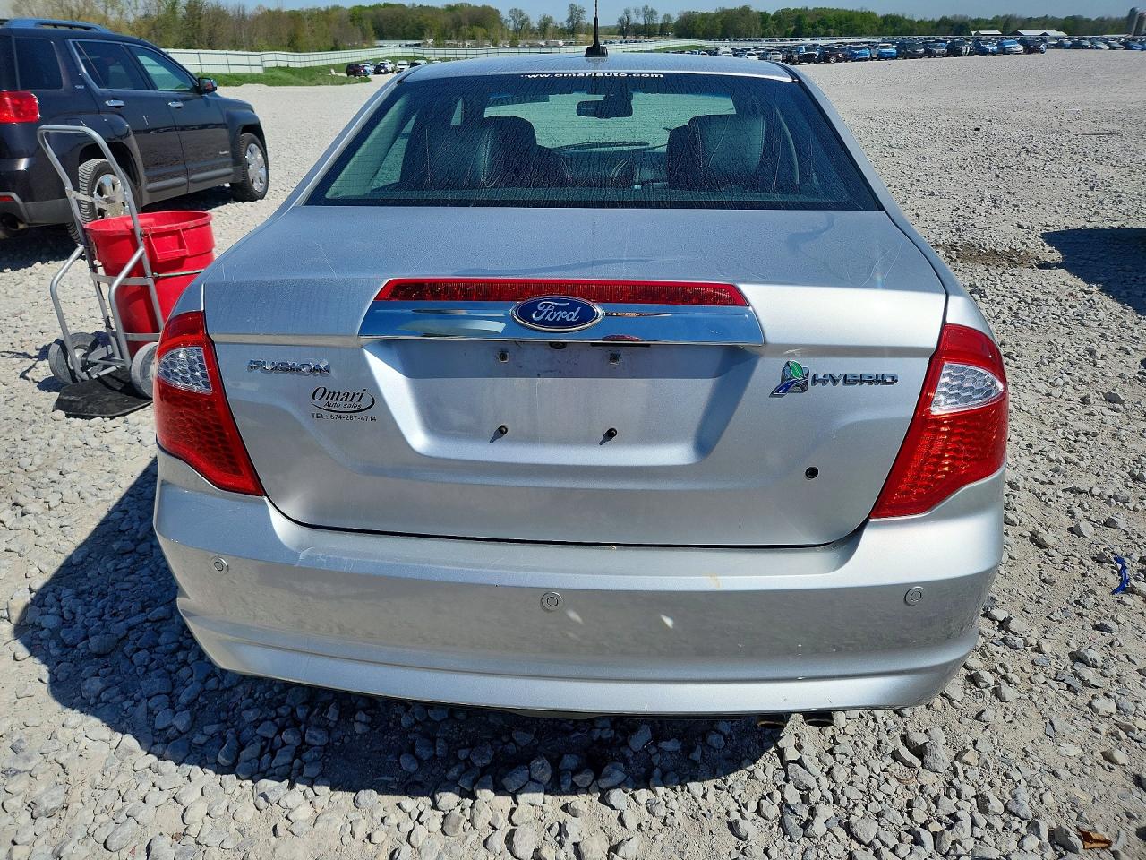 2011 Ford Fusion Hybrid Silver vin: 3FADP0L33BR154259