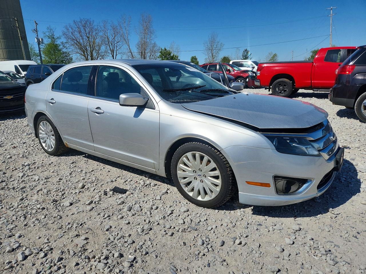 2011 Ford Fusion Hybrid Silver vin: 3FADP0L33BR154259