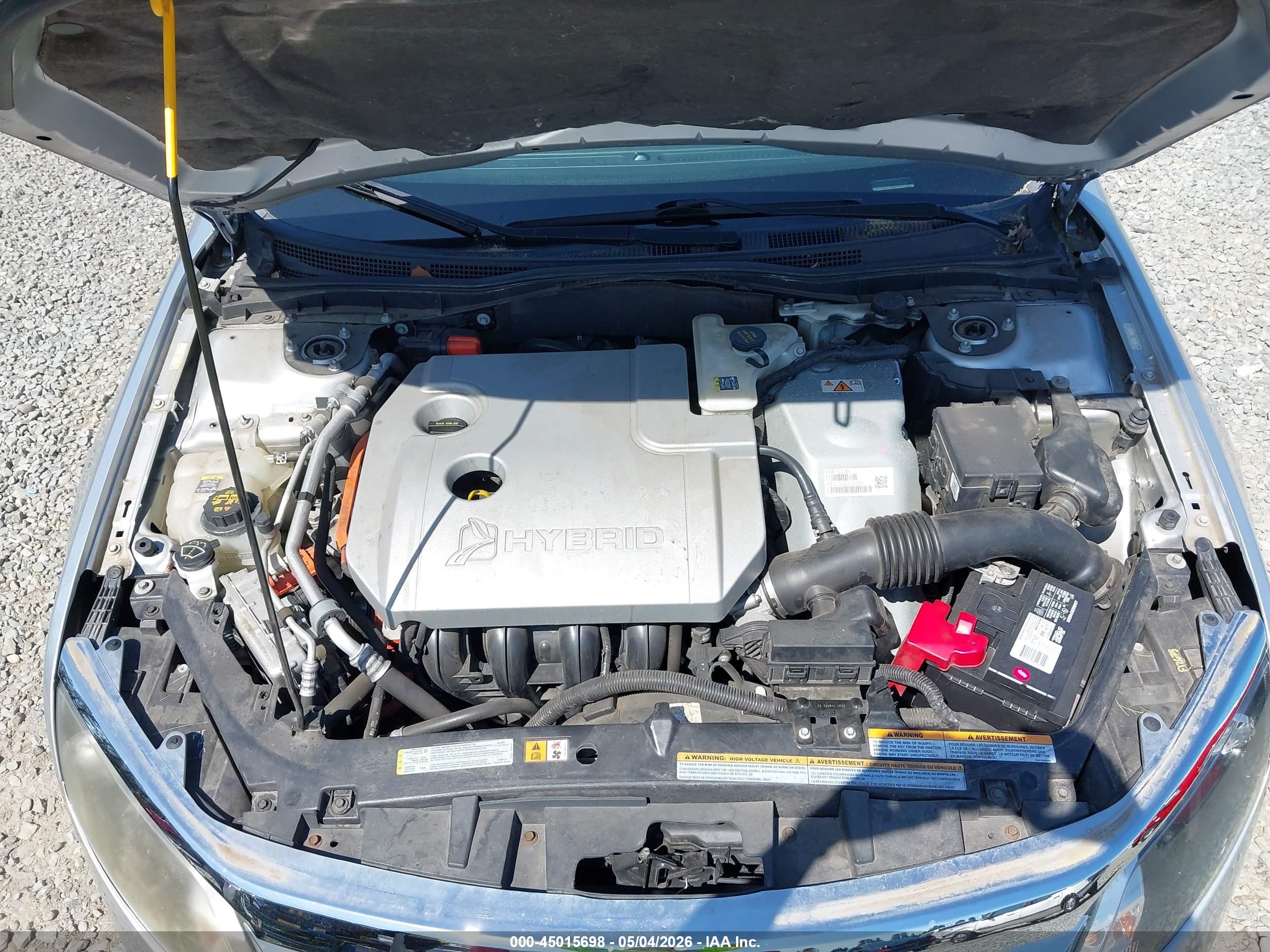 2011 Ford Fusion Hybrid   Silver vin: 3FADP0L33BR184832