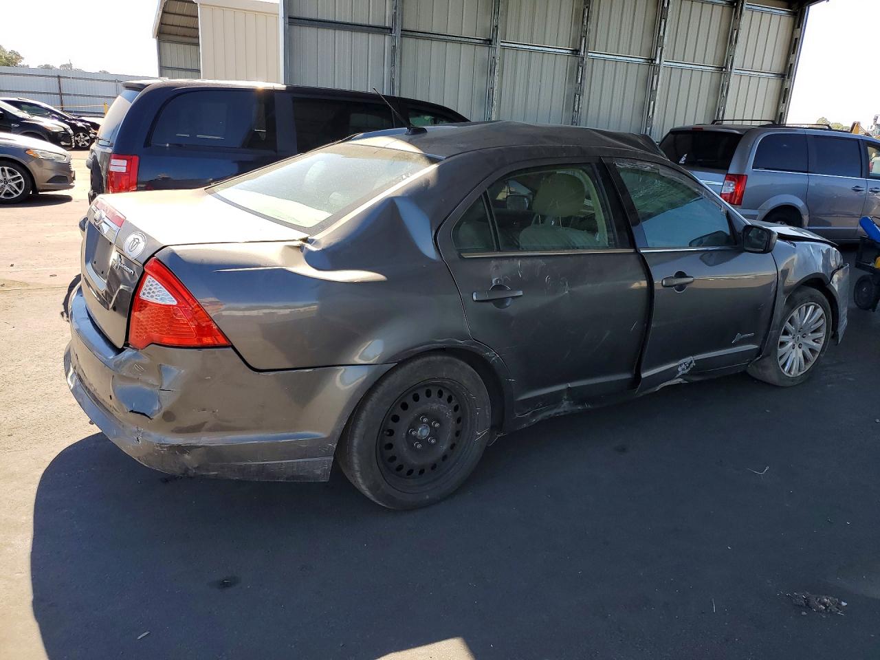 2011 Ford Fusion Hybrid Gray vin: 3FADP0L33BR198262