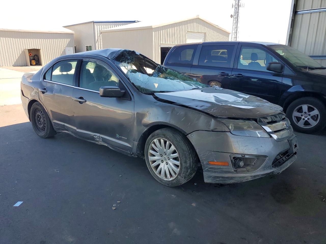 2011 Ford Fusion Hybrid Gray vin: 3FADP0L33BR198262