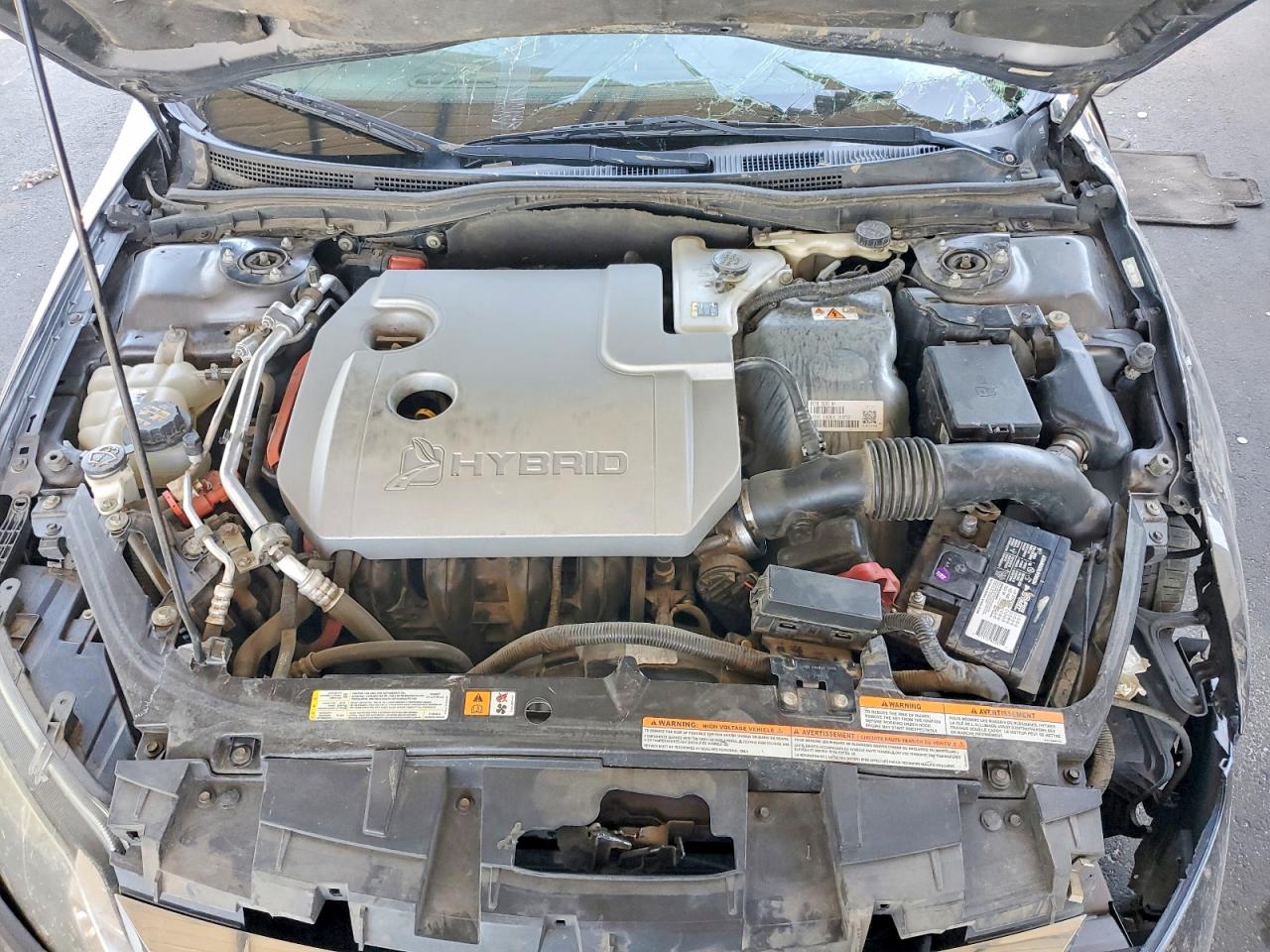 2011 Ford Fusion Hybrid Gray vin: 3FADP0L33BR198262