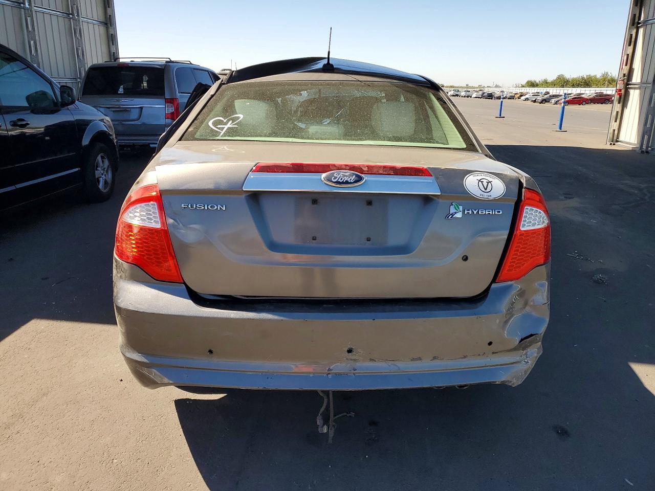 2011 Ford Fusion Hybrid Gray vin: 3FADP0L33BR198262