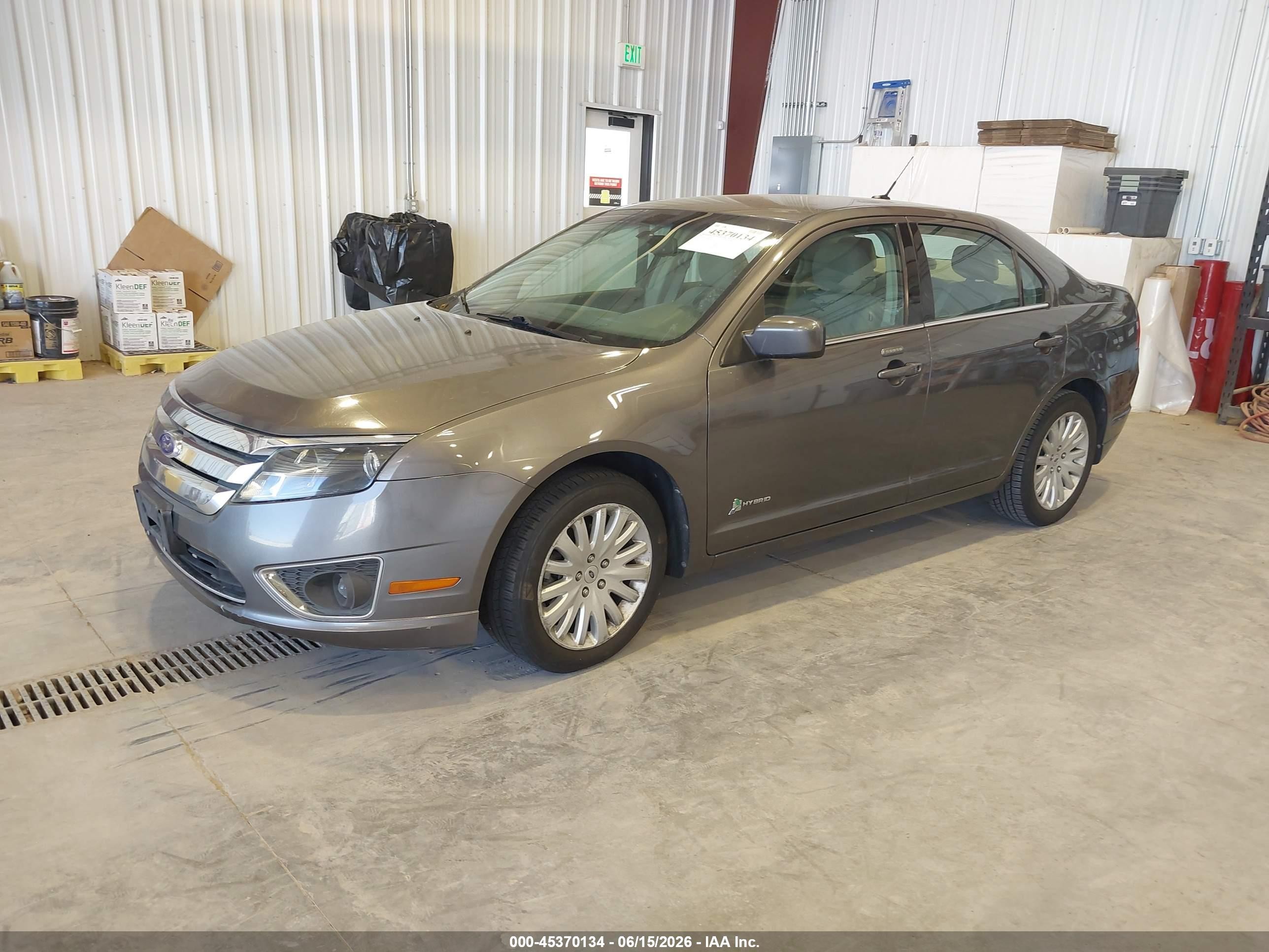 2011 Ford Fusion Hybrid   Gray vin: 3FADP0L33BR304502
