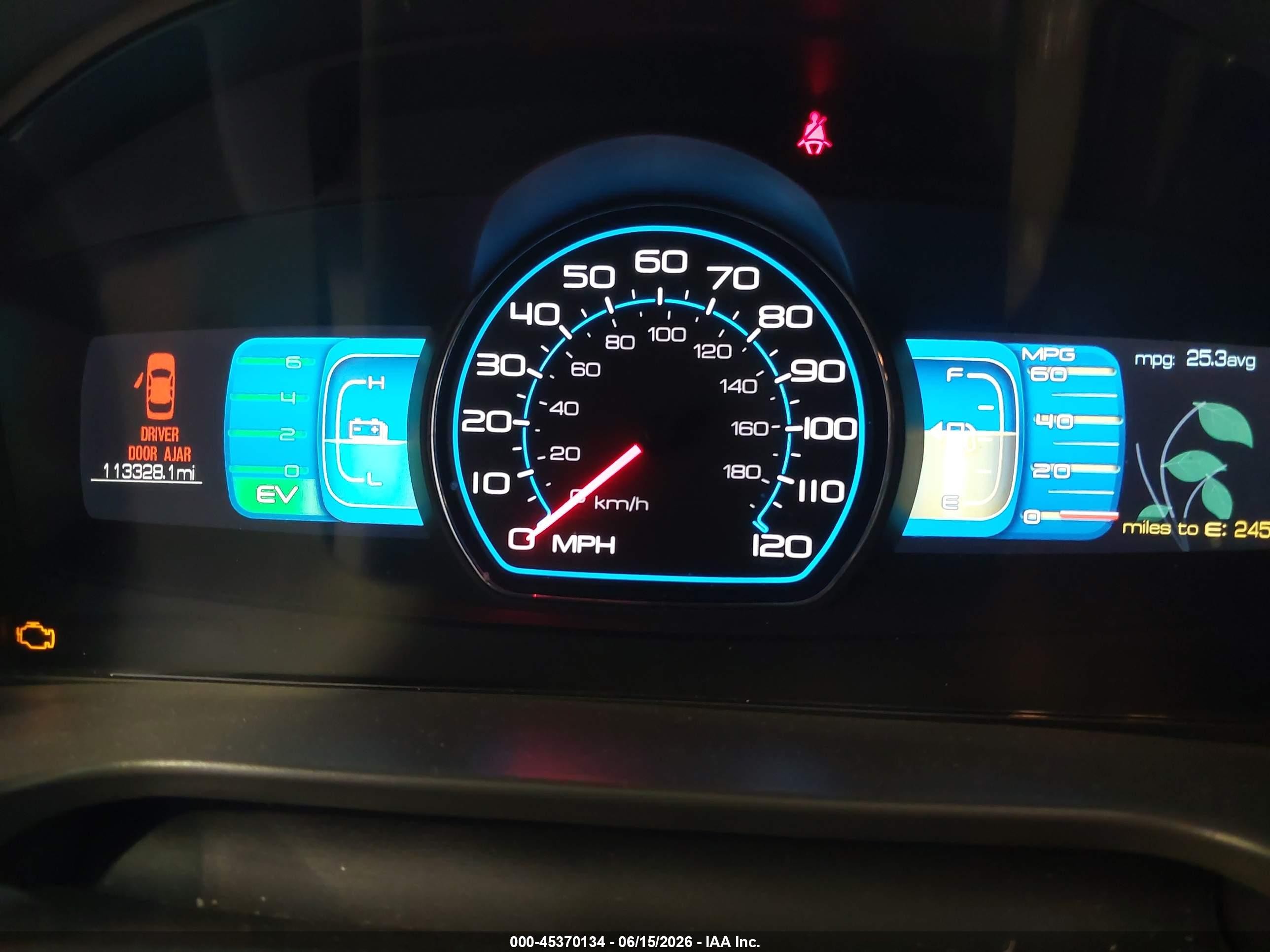 2011 Ford Fusion Hybrid   Gray vin: 3FADP0L33BR304502