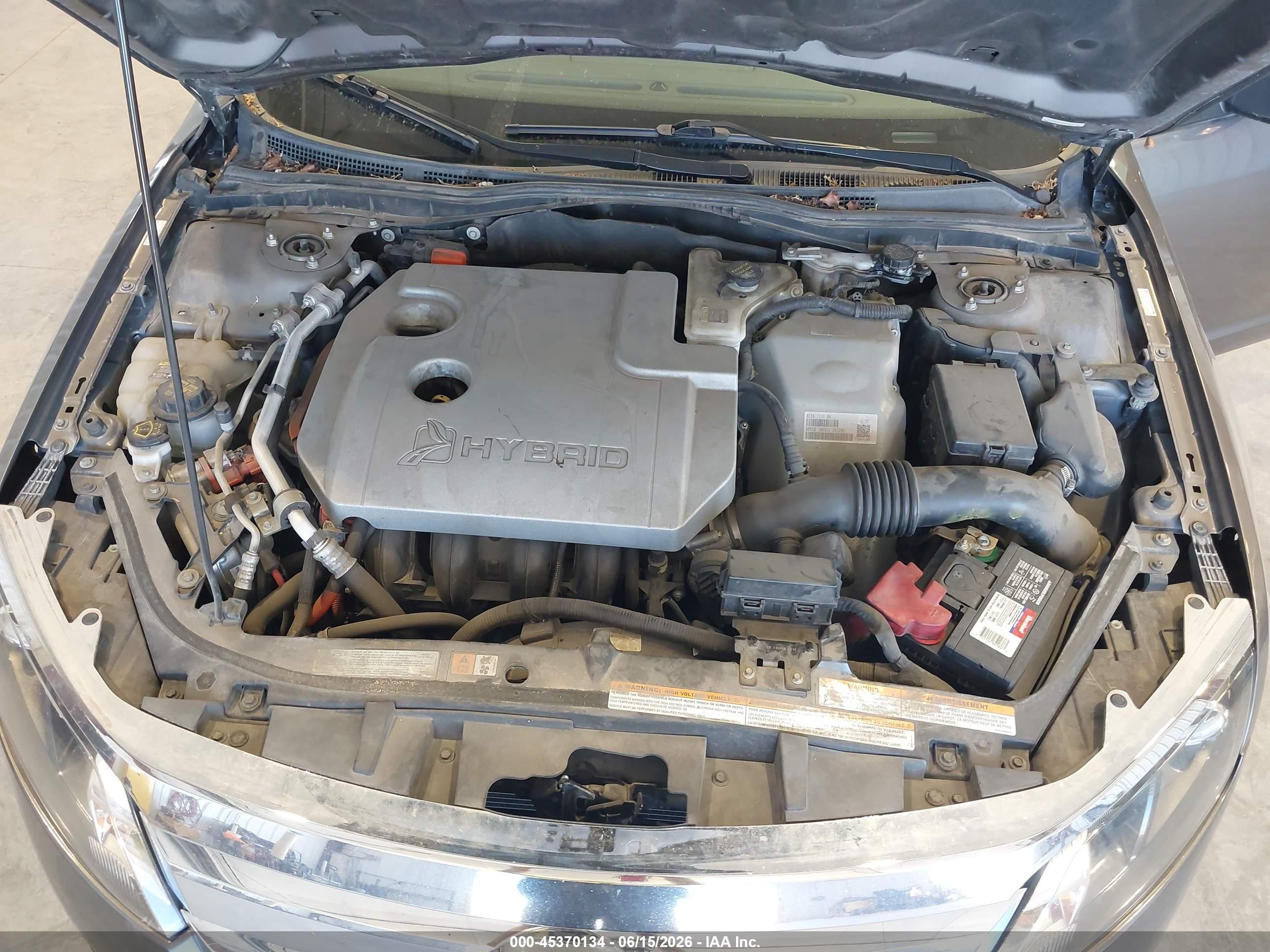 2011 Ford Fusion Hybrid   Gray vin: 3FADP0L33BR304502