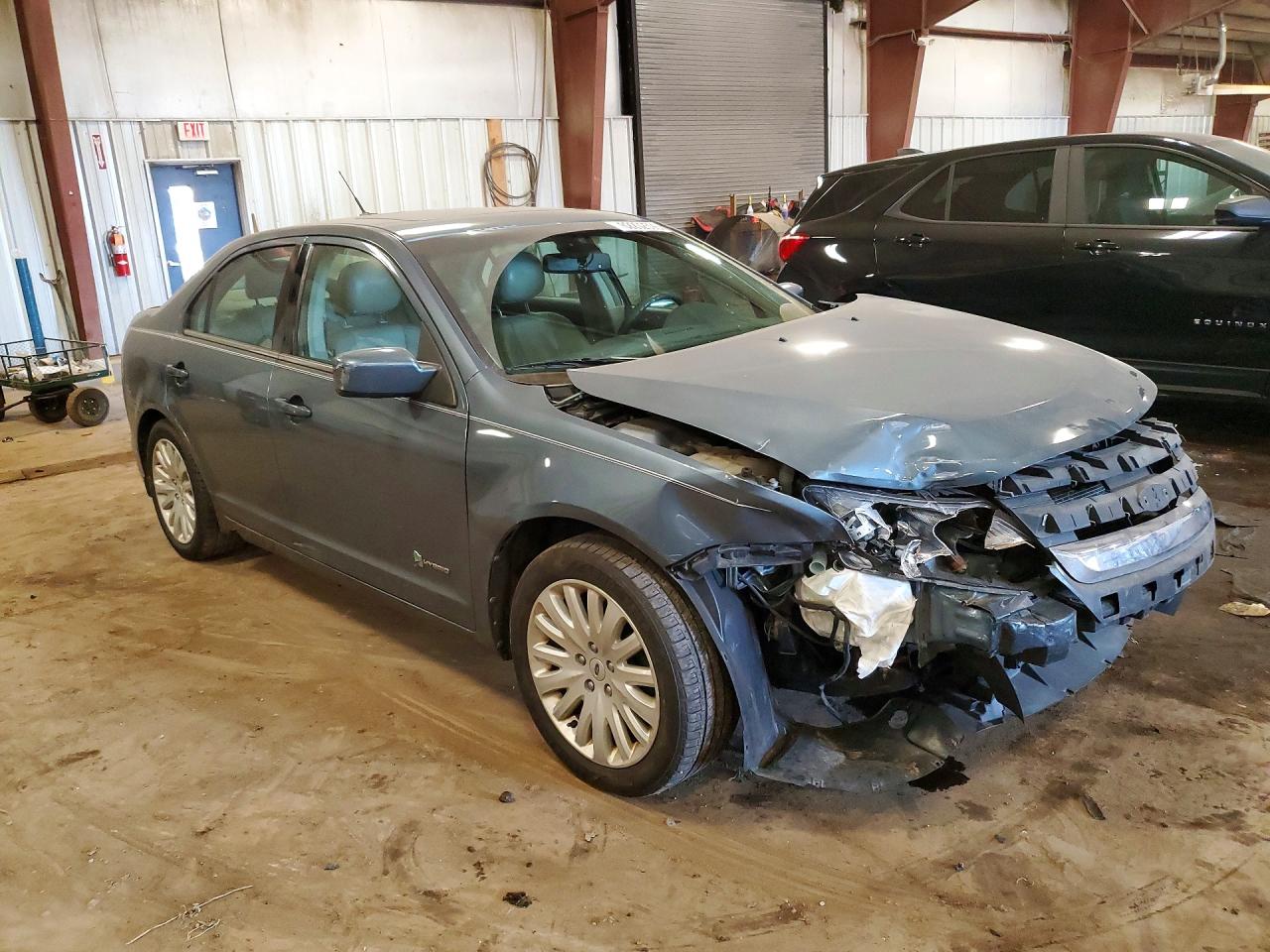 2012 Ford Fusion Hybrid Gray vin: 3FADP0L33CR230452