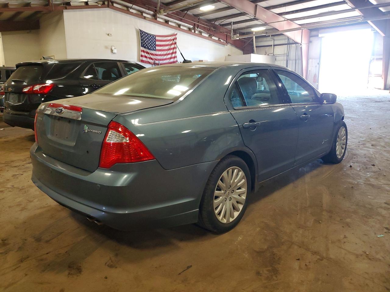 2012 Ford Fusion Hybrid Gray vin: 3FADP0L33CR230452
