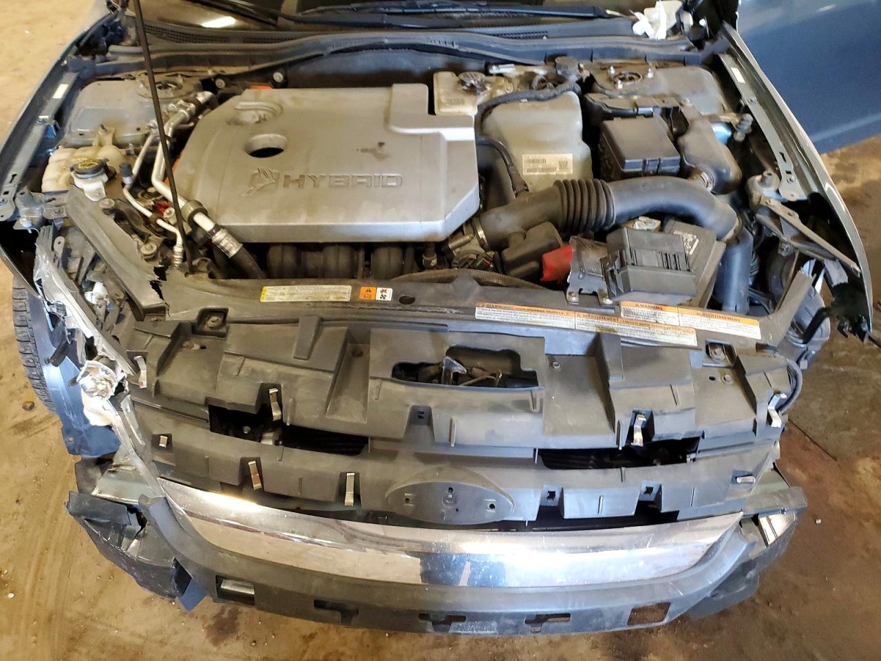 2012 Ford Fusion Hybrid Gray vin: 3FADP0L33CR230452