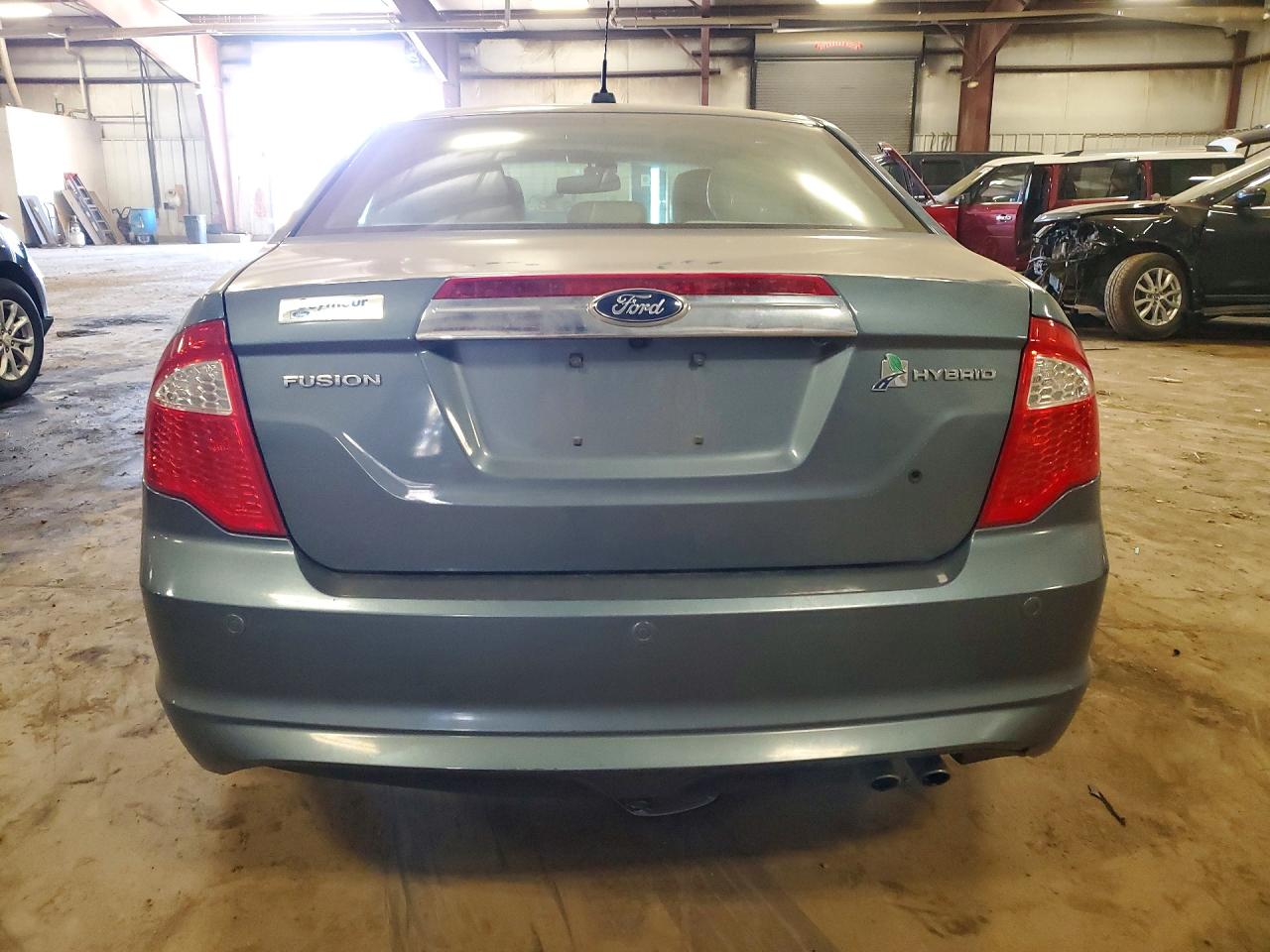 2012 Ford Fusion Hybrid Gray vin: 3FADP0L33CR230452
