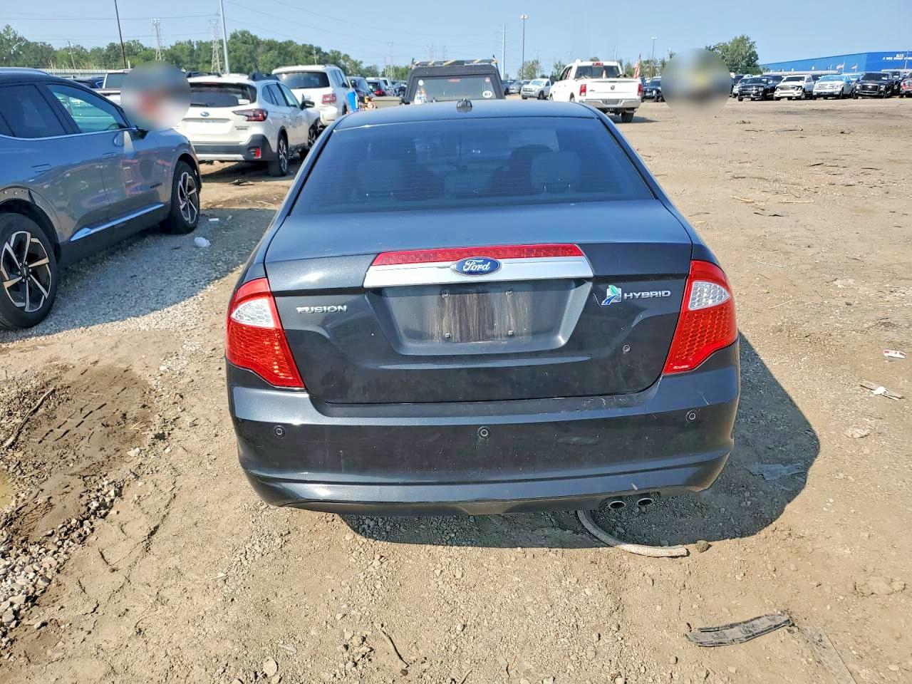 2012 Ford Fusion Hybrid Black vin: 3FADP0L33CR447368