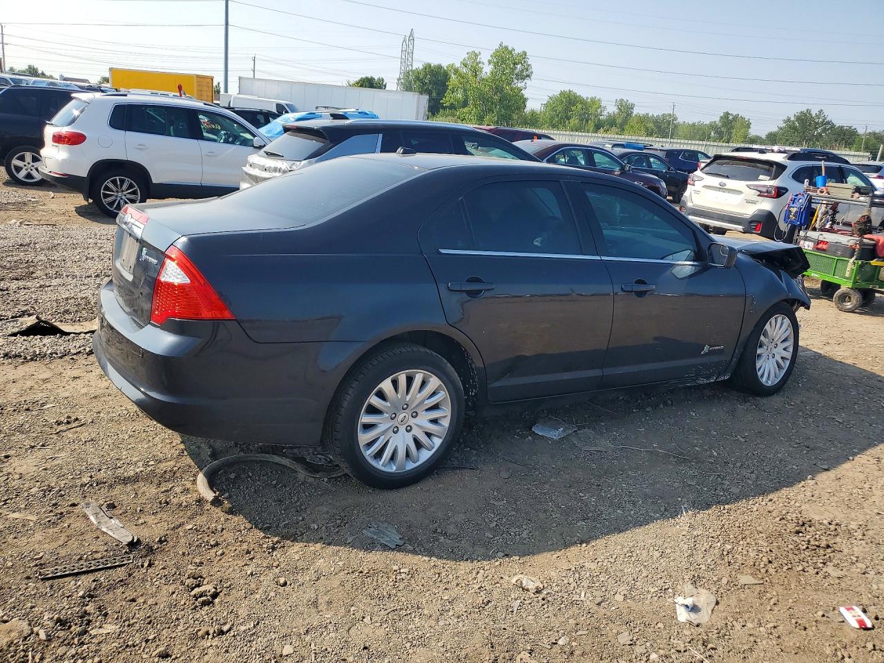 2012 Ford Fusion Hybrid Black vin: 3FADP0L33CR447368