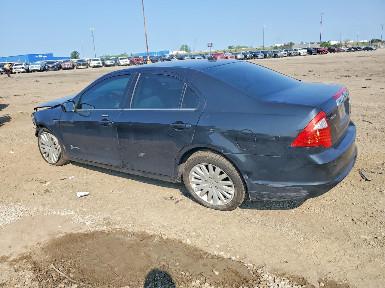 2012 Ford Fusion Hybrid Black vin: 3FADP0L33CR447368