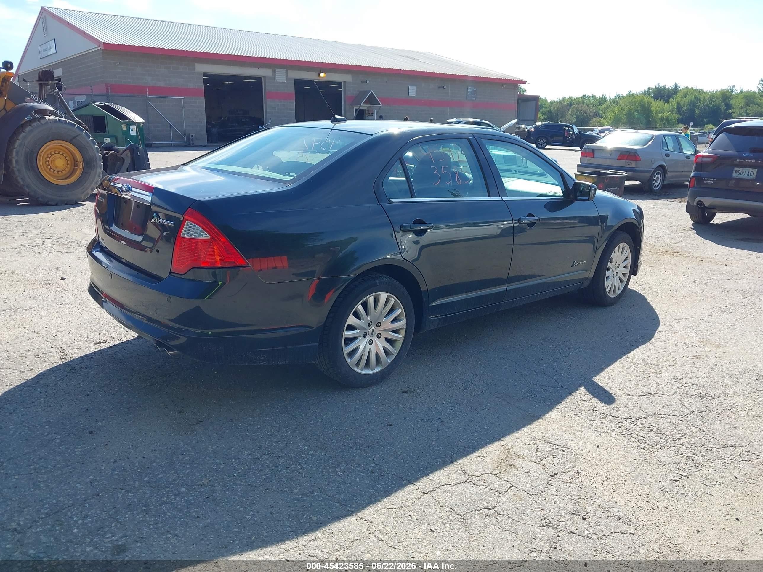 2010 Ford Fusion Hybrid   Gray vin: 3FADP0L34AR106798
