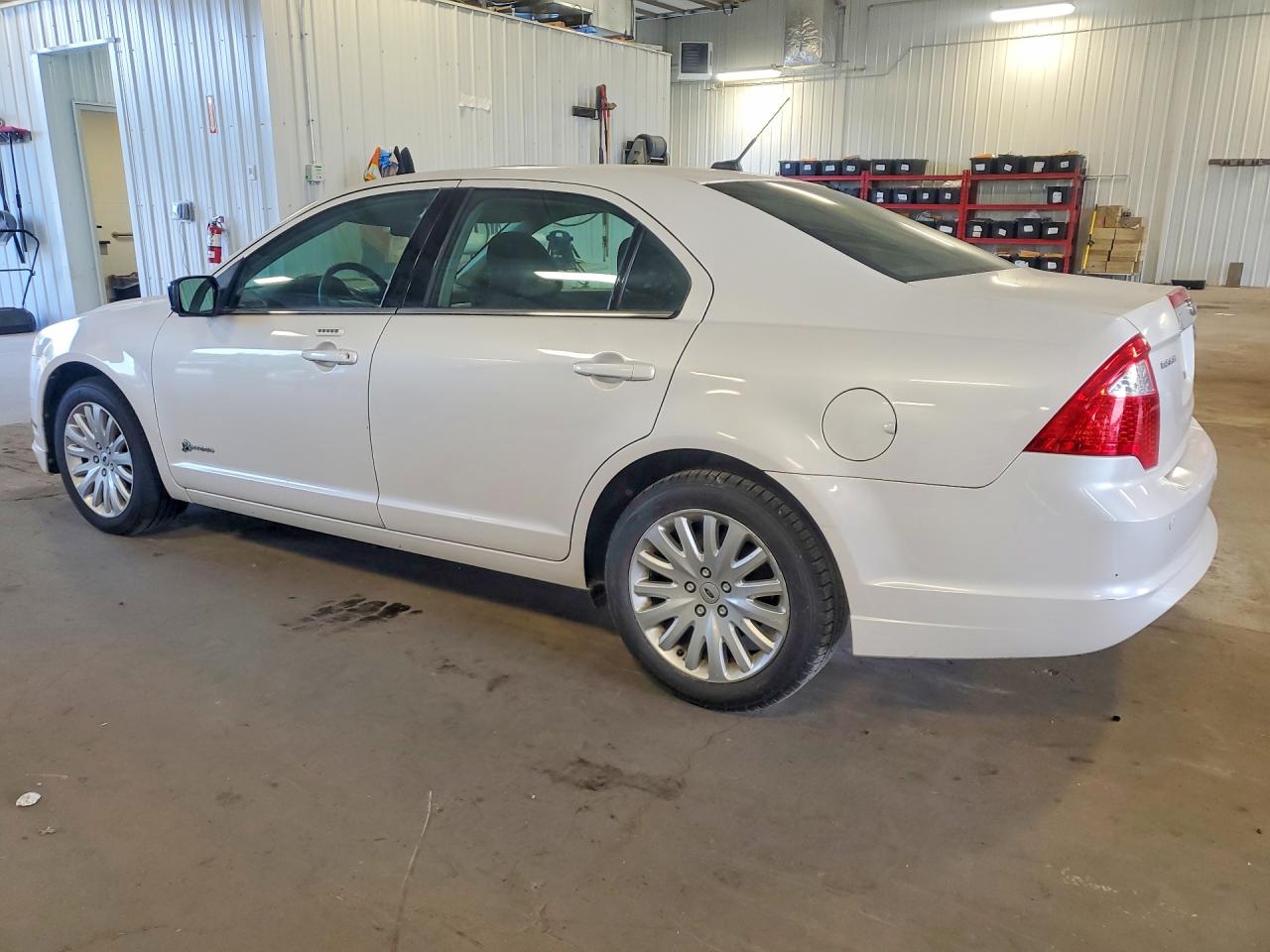 2010 Ford Fusion Hybrid White vin: 3FADP0L34AR128848