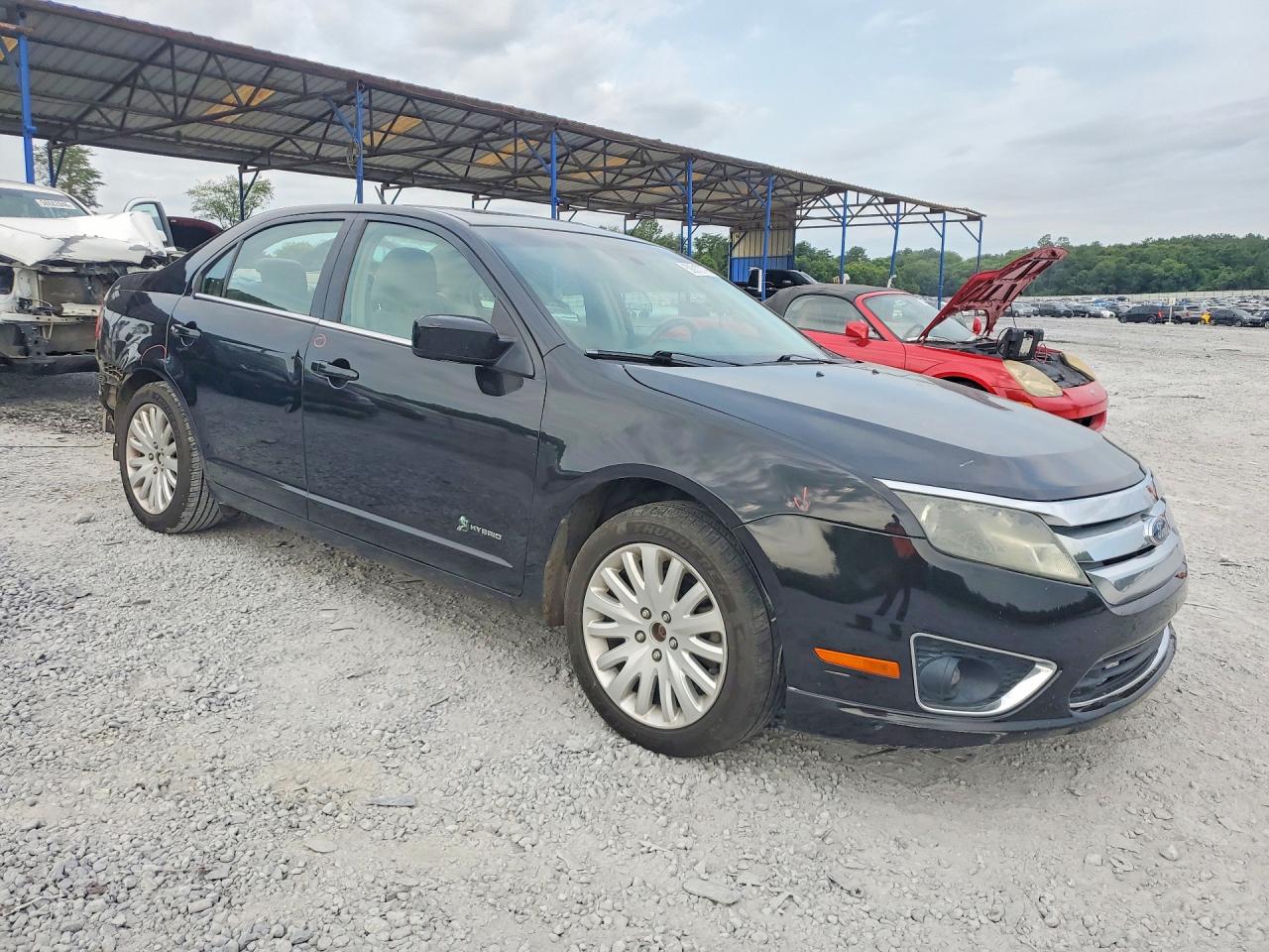 2010 Ford Fusion Hybrid Black vin: 3FADP0L34AR144760