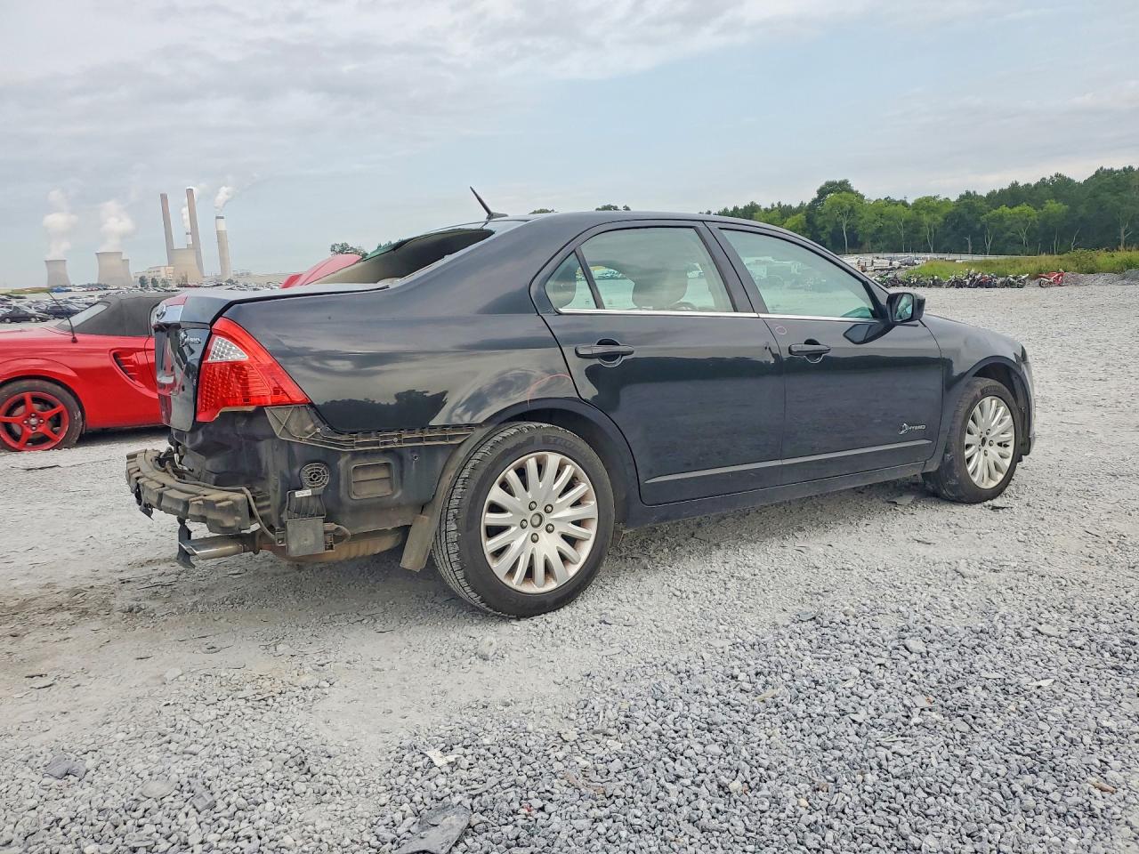 2010 Ford Fusion Hybrid Black vin: 3FADP0L34AR144760