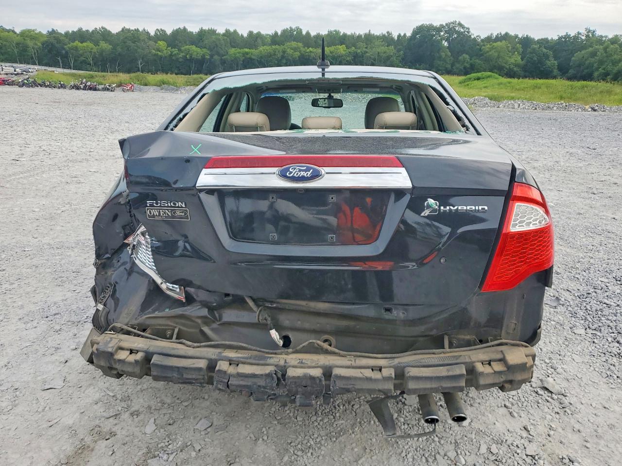 2010 Ford Fusion Hybrid Black vin: 3FADP0L34AR144760