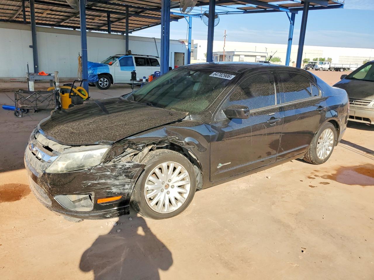 2010 Ford Fusion Hybrid Black vin: 3FADP0L34AR160439