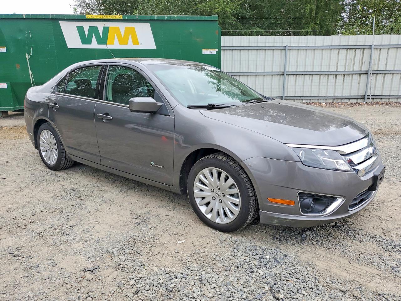 2010 Ford Fusion Hybrid Серый vin: 3FADP0L34AR170341