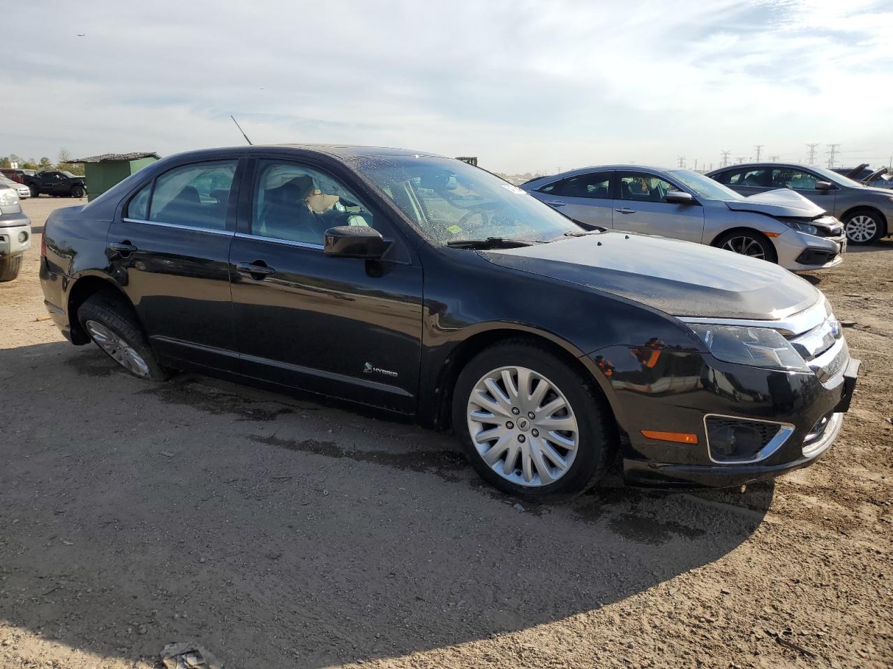 2010 Ford Fusion Hybrid Black vin: 3FADP0L34AR170369