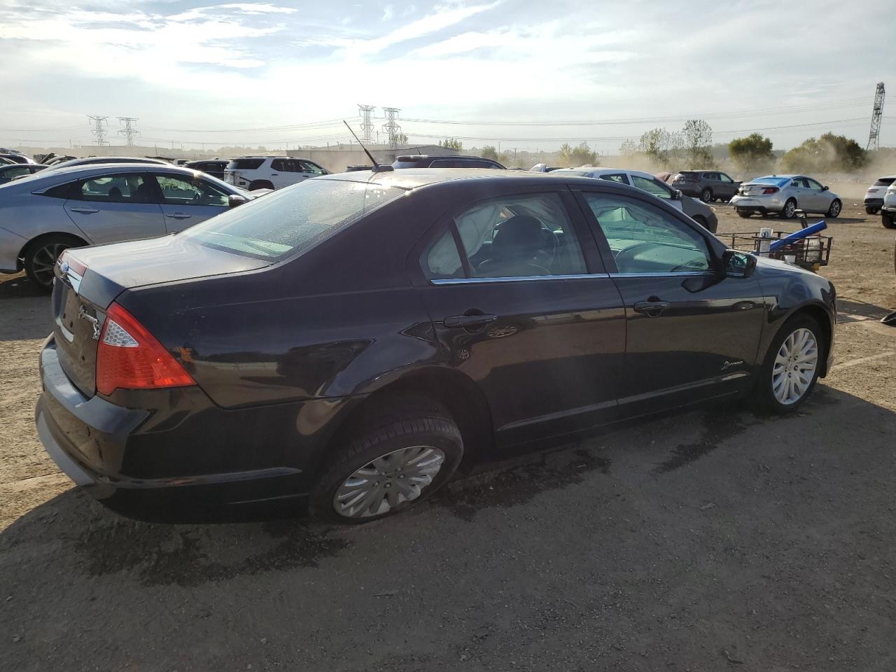 2010 Ford Fusion Hybrid Black vin: 3FADP0L34AR170369