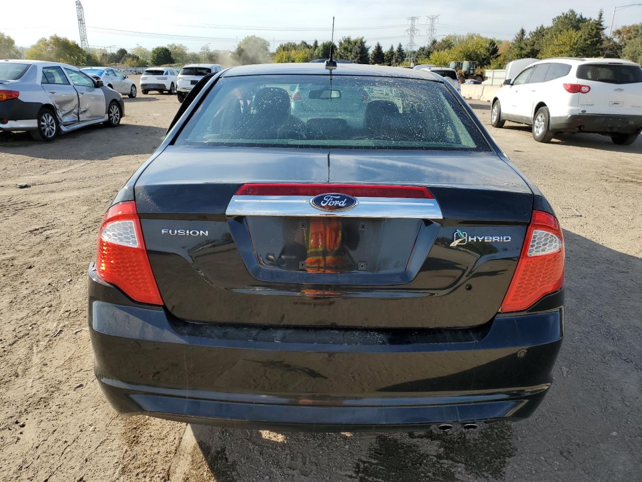 2010 Ford Fusion Hybrid Black vin: 3FADP0L34AR170369