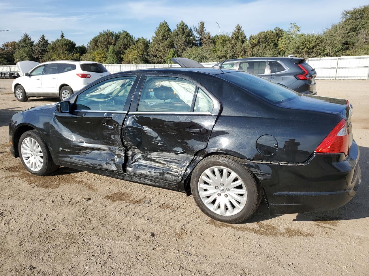 2010 Ford Fusion Hybrid Black vin: 3FADP0L34AR170369