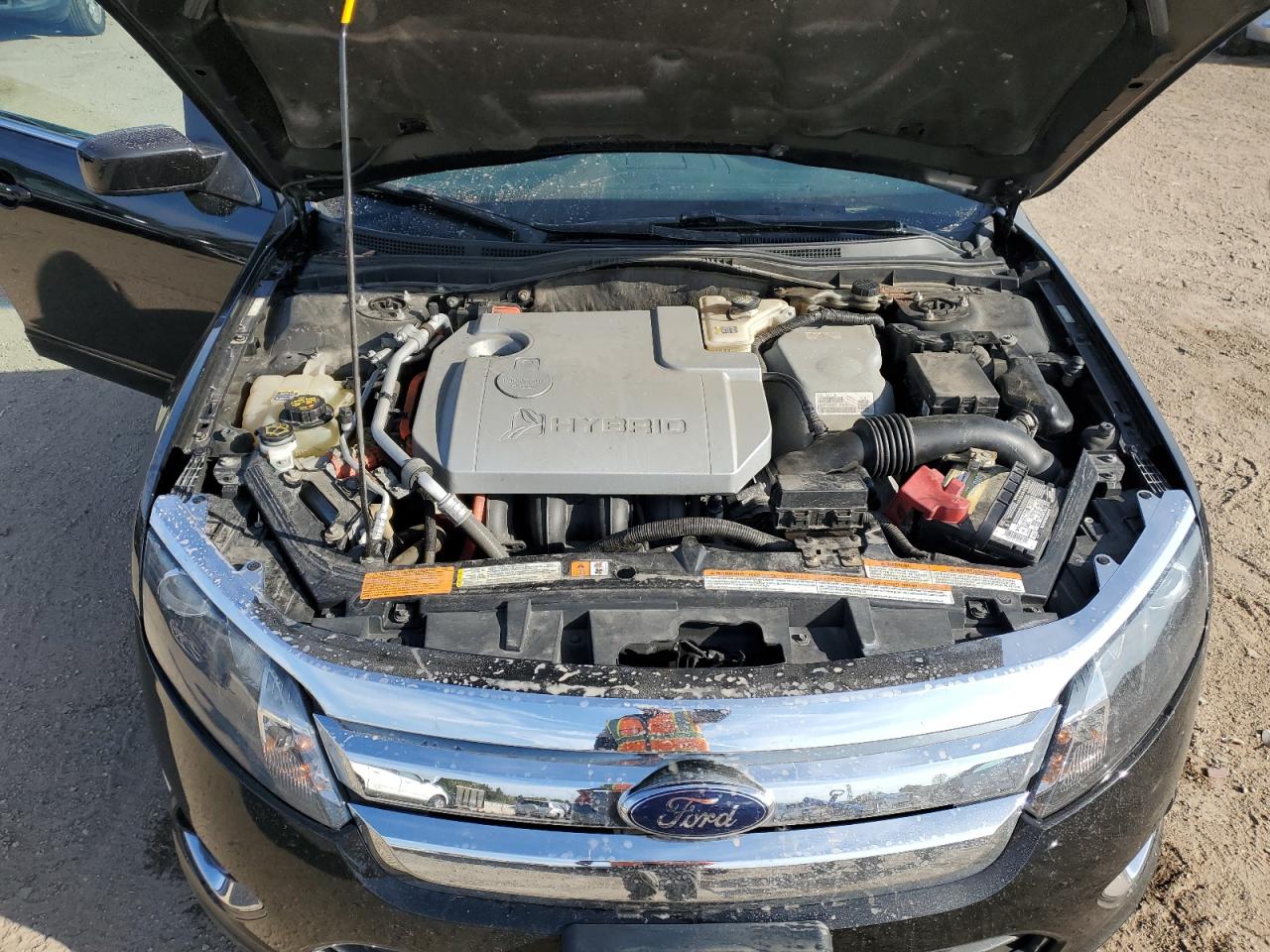 2010 Ford Fusion Hybrid Black vin: 3FADP0L34AR170369