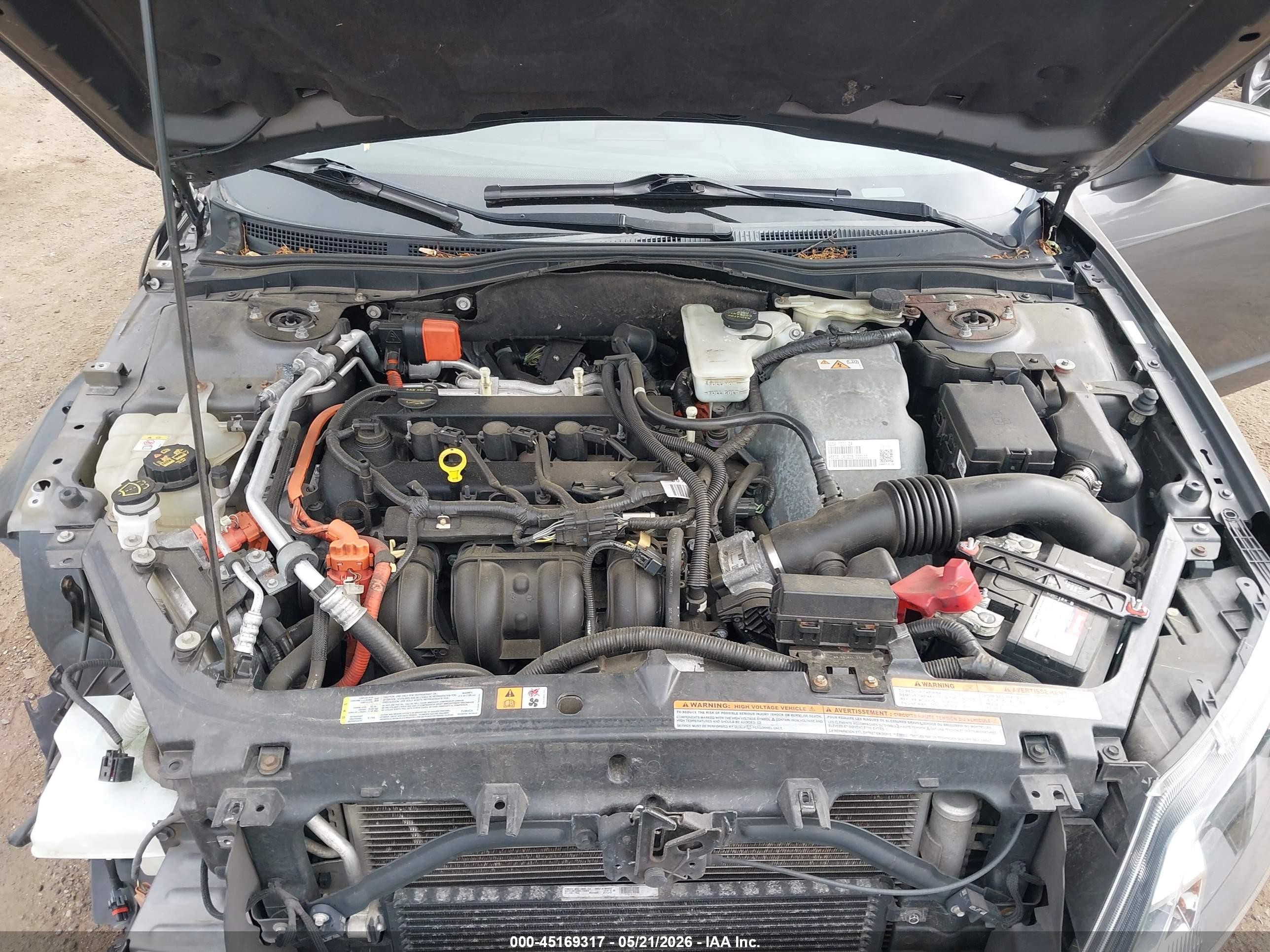2010 Ford Fusion Hybrid   Серый vin: 3FADP0L34AR304720