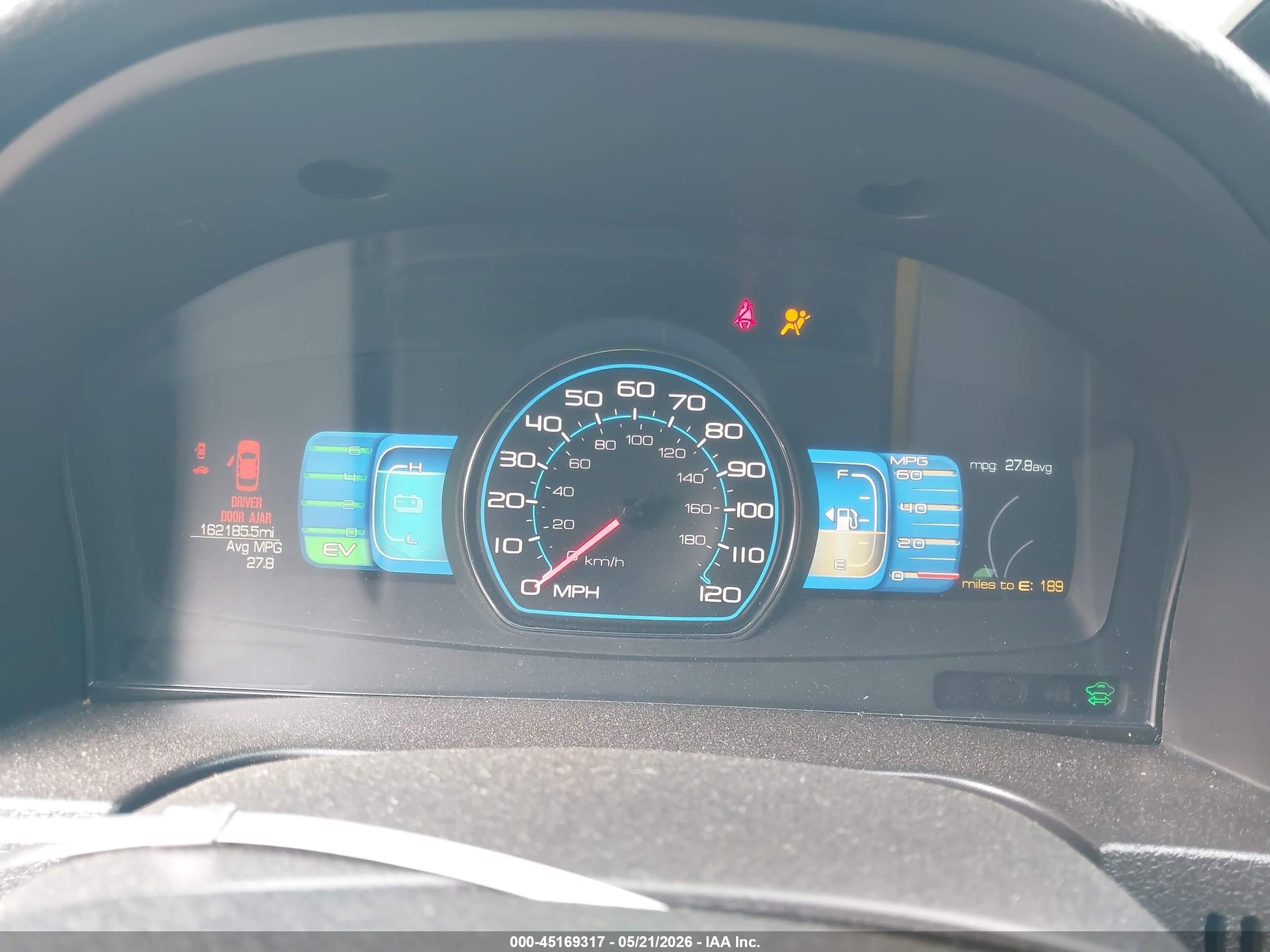 2010 Ford Fusion Hybrid   Серый vin: 3FADP0L34AR304720