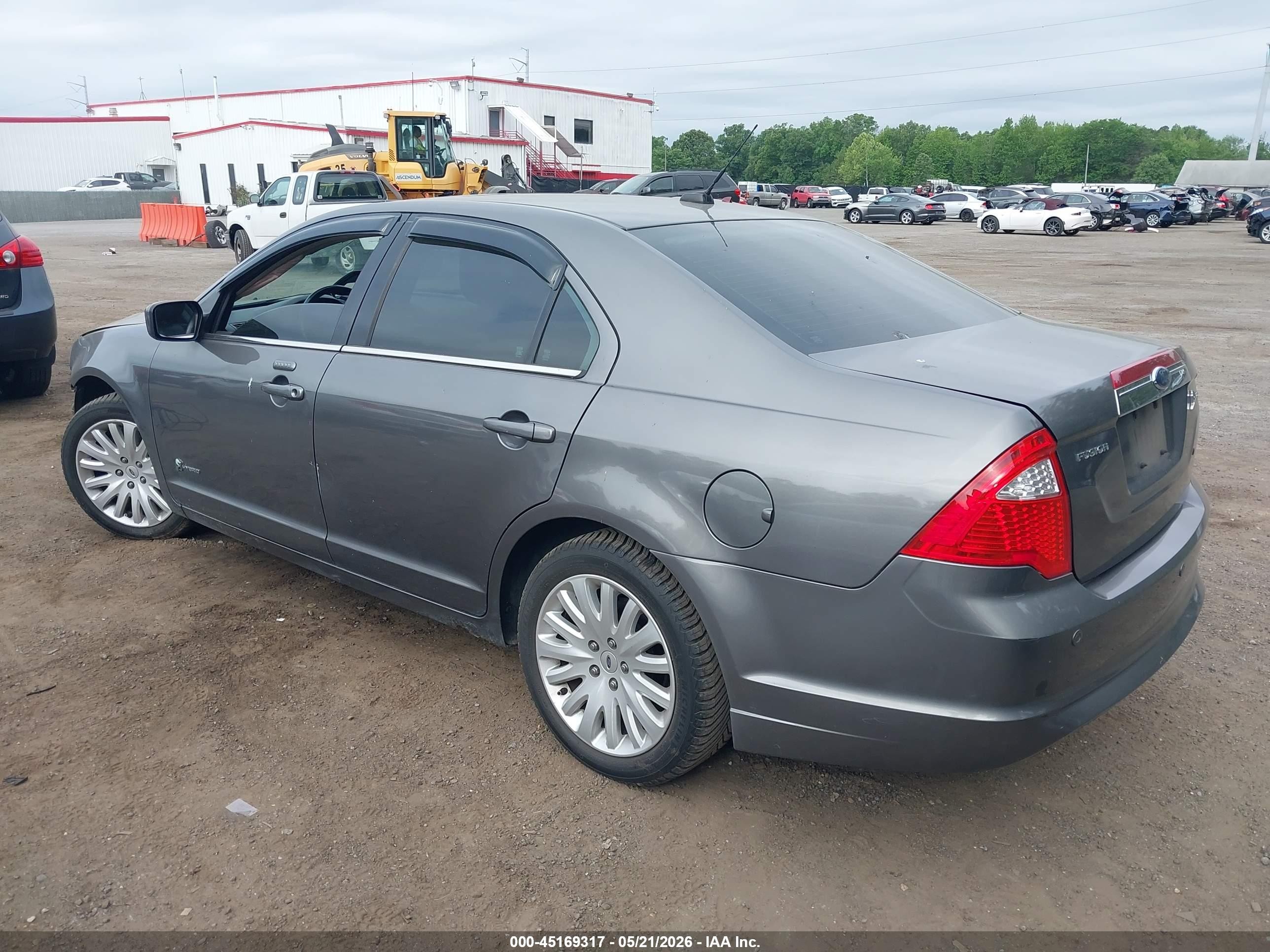 2010 Ford Fusion Hybrid   Серый vin: 3FADP0L34AR304720