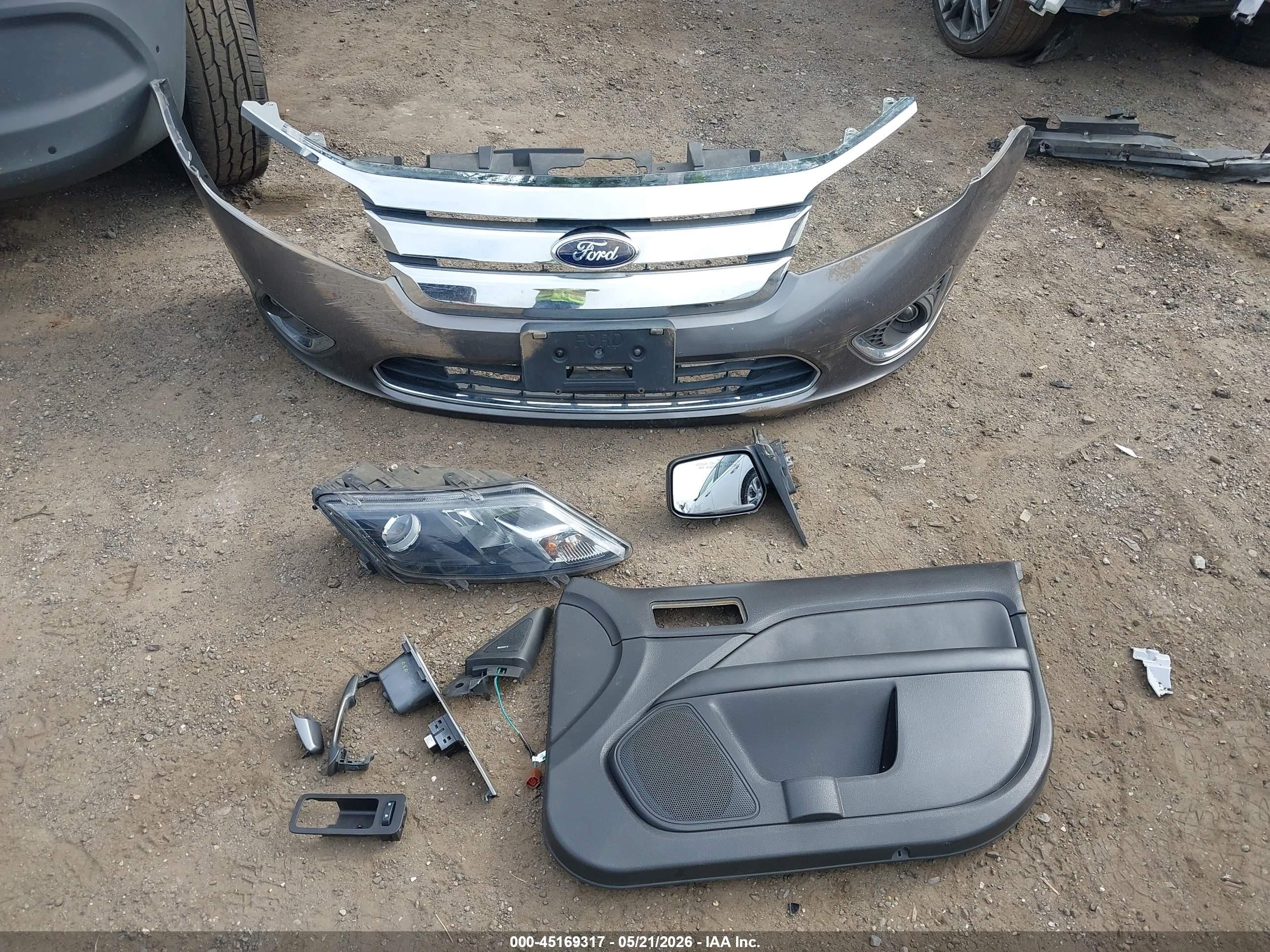 2010 Ford Fusion Hybrid   Серый vin: 3FADP0L34AR304720