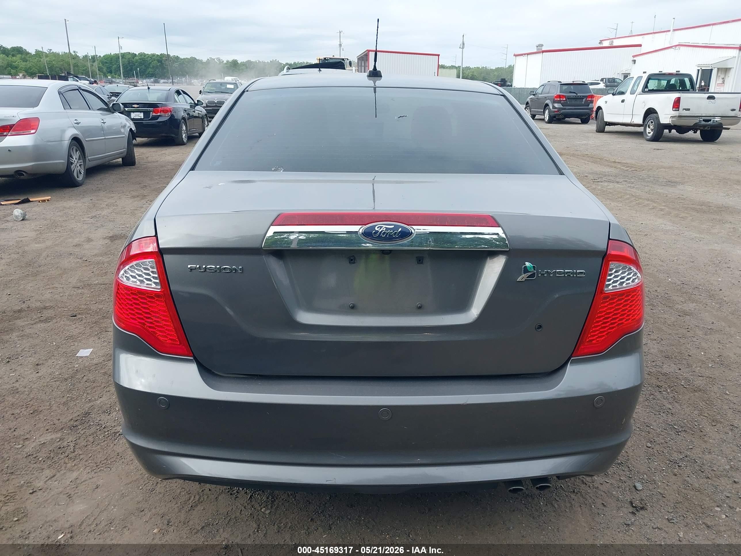 2010 Ford Fusion Hybrid   Серый vin: 3FADP0L34AR304720