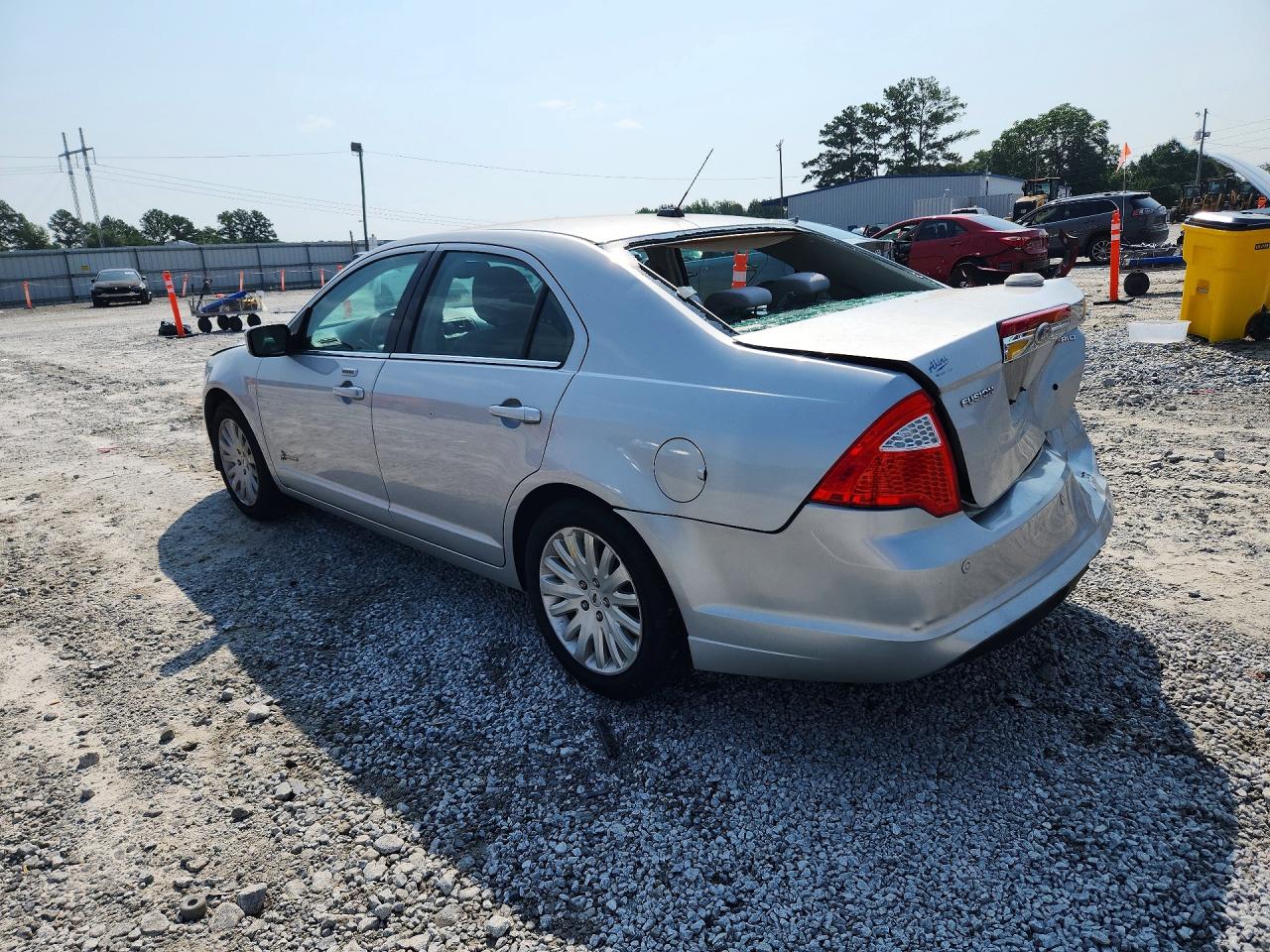 2010 Ford Fusion Hybrid Silver vin: 3FADP0L34AR356218