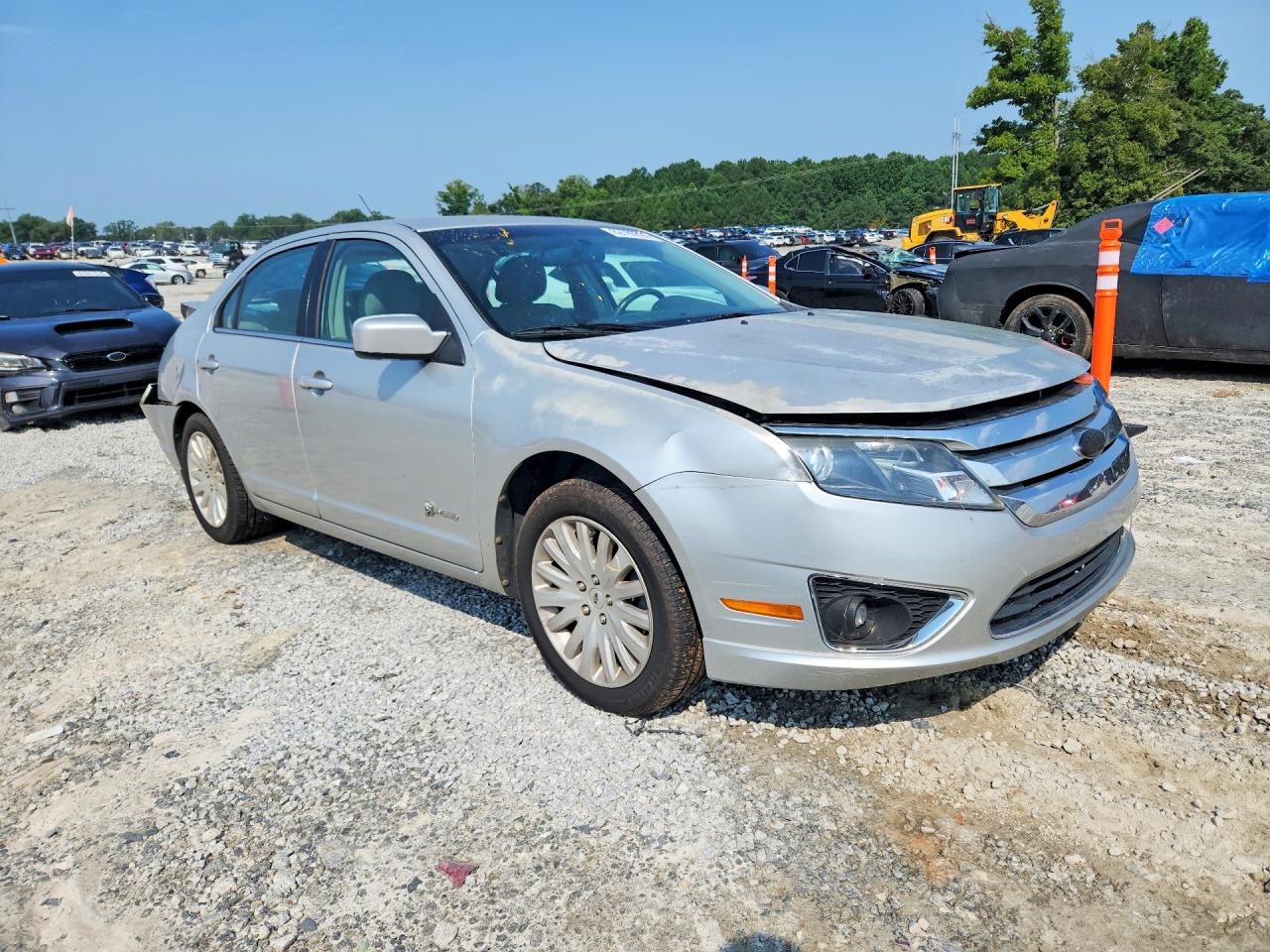 2010 Ford Fusion Hybrid Silver vin: 3FADP0L34AR356218