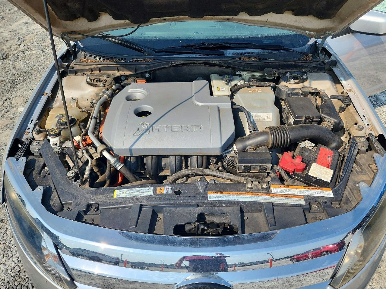 2010 Ford Fusion Hybrid Silver vin: 3FADP0L34AR356218