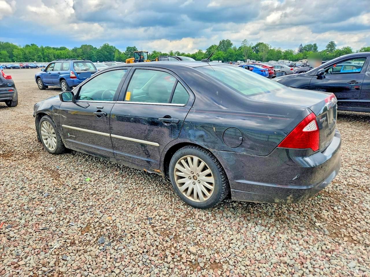 2011 Ford Fusion Hybrid Black vin: 3FADP0L34BR132075