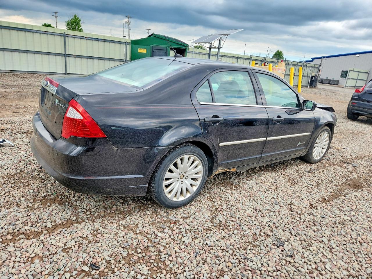 2011 Ford Fusion Hybrid Black vin: 3FADP0L34BR132075