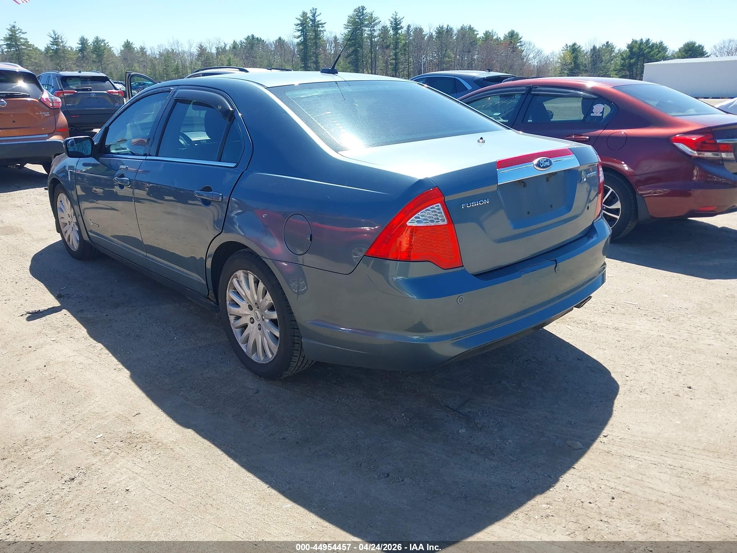 2011 Ford Fusion Hybrid   Blue vin: 3FADP0L34BR224478