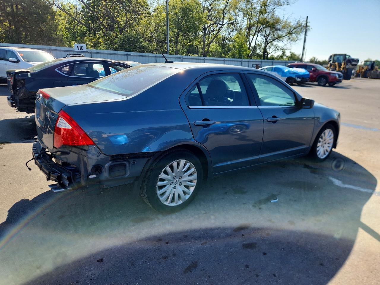2012 Ford Fusion Hybrid Gray vin: 3FADP0L34CR184713