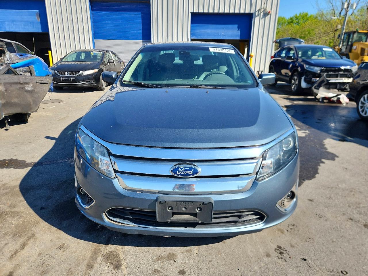 2012 Ford Fusion Hybrid Gray vin: 3FADP0L34CR184713