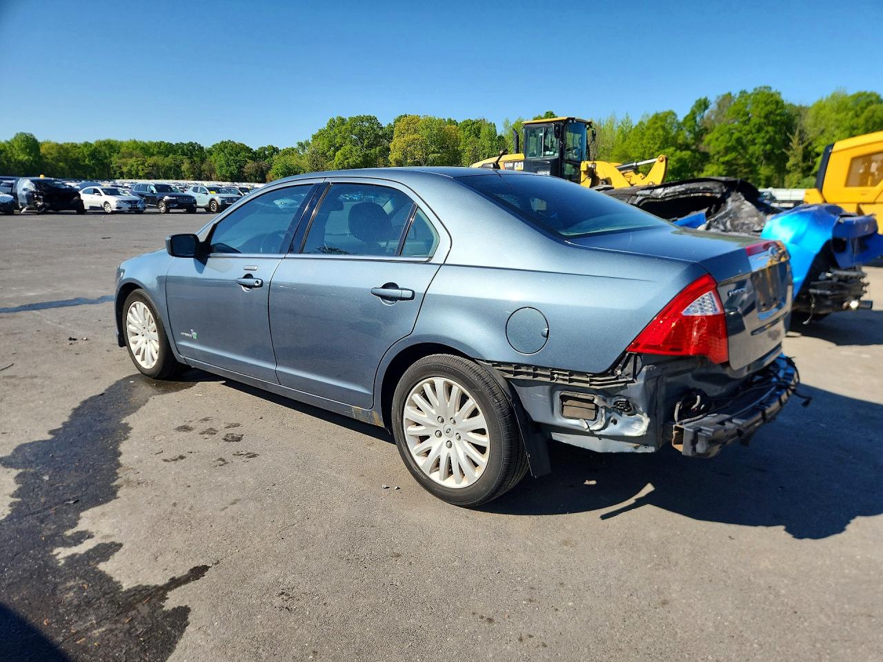 2012 Ford Fusion Hybrid Gray vin: 3FADP0L34CR184713