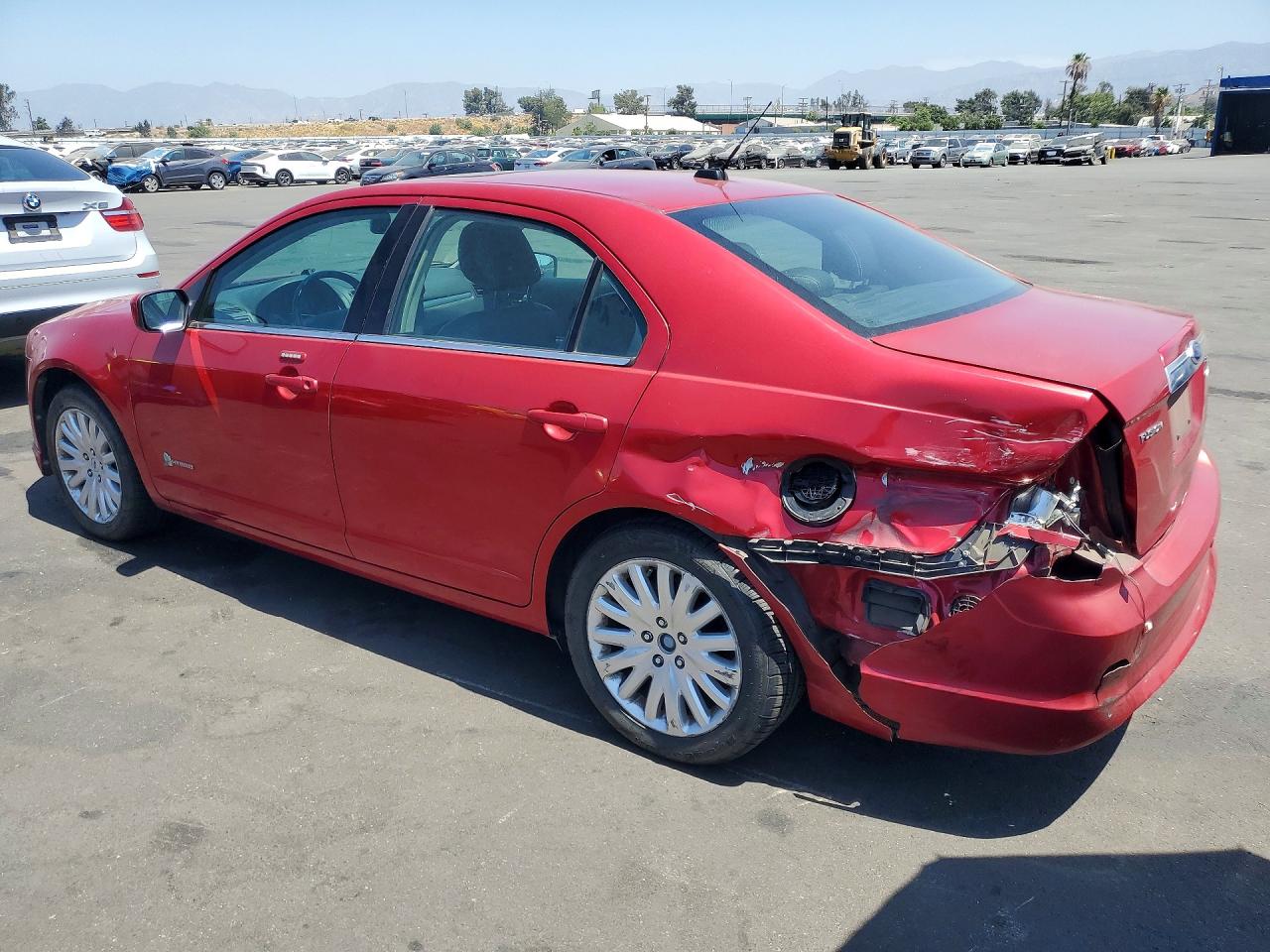 2012 Ford Fusion Hybrid Burgundy vin: 3FADP0L34CR238155