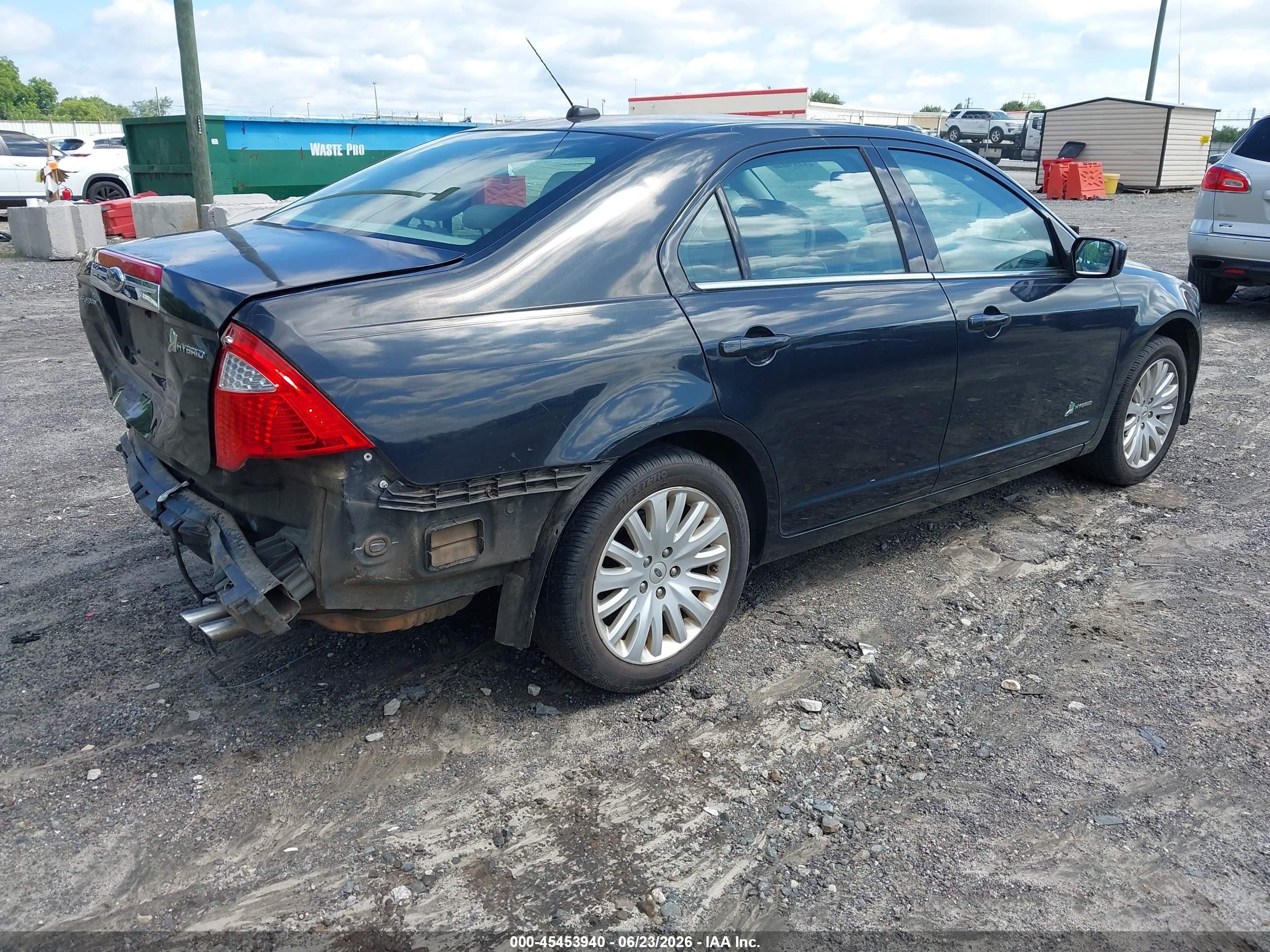 2012 Ford Fusion Hybrid   Черный vin: 3FADP0L34CR249494