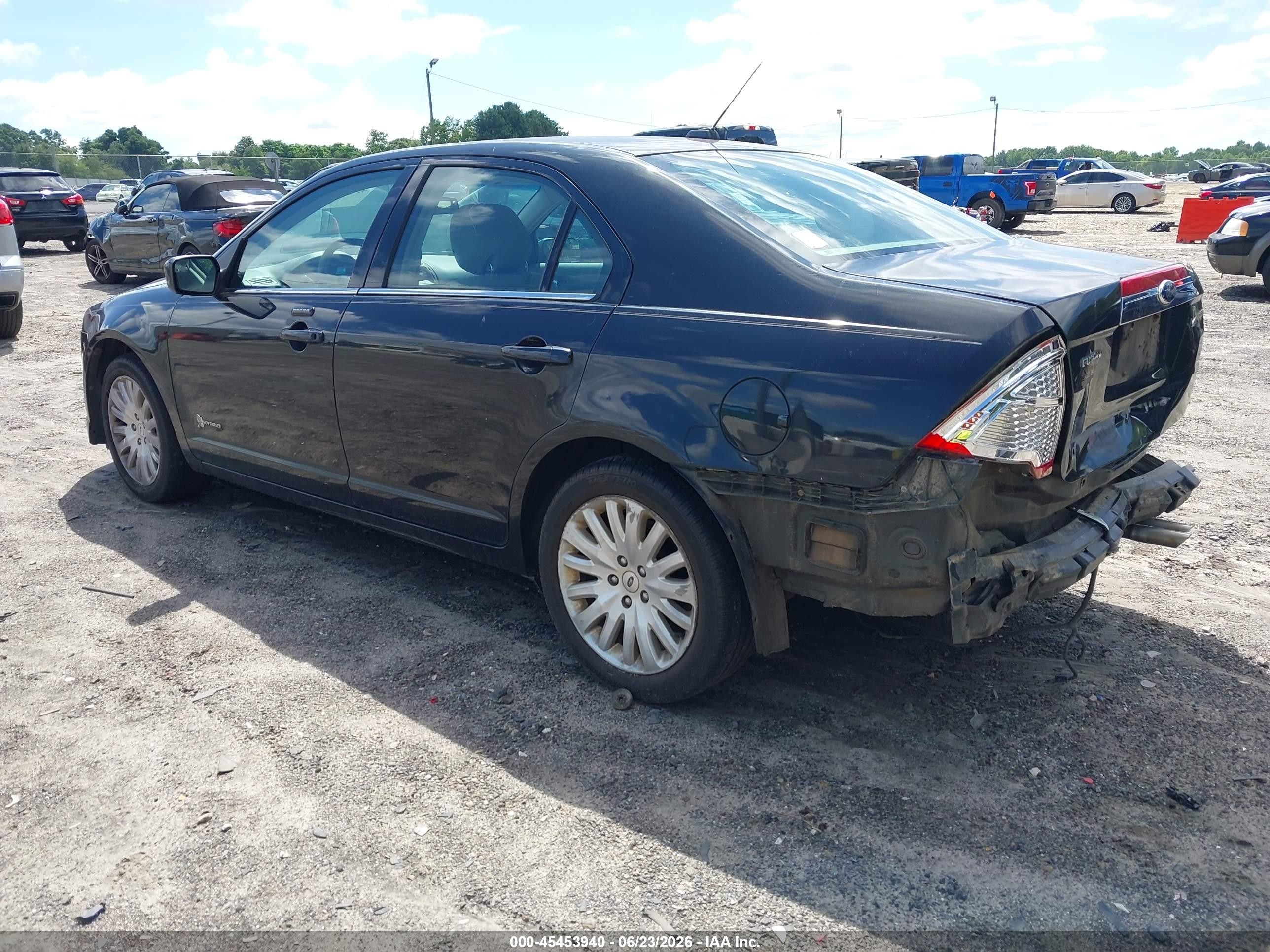 2012 Ford Fusion Hybrid   Черный vin: 3FADP0L34CR249494